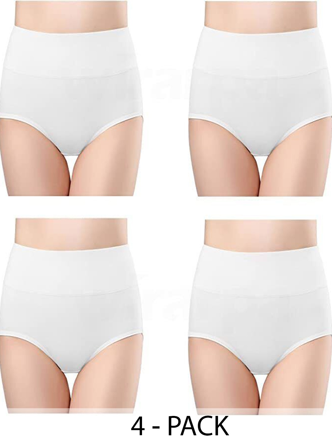 

Diving Deep Pack of 4 Hipster Briefs, White
