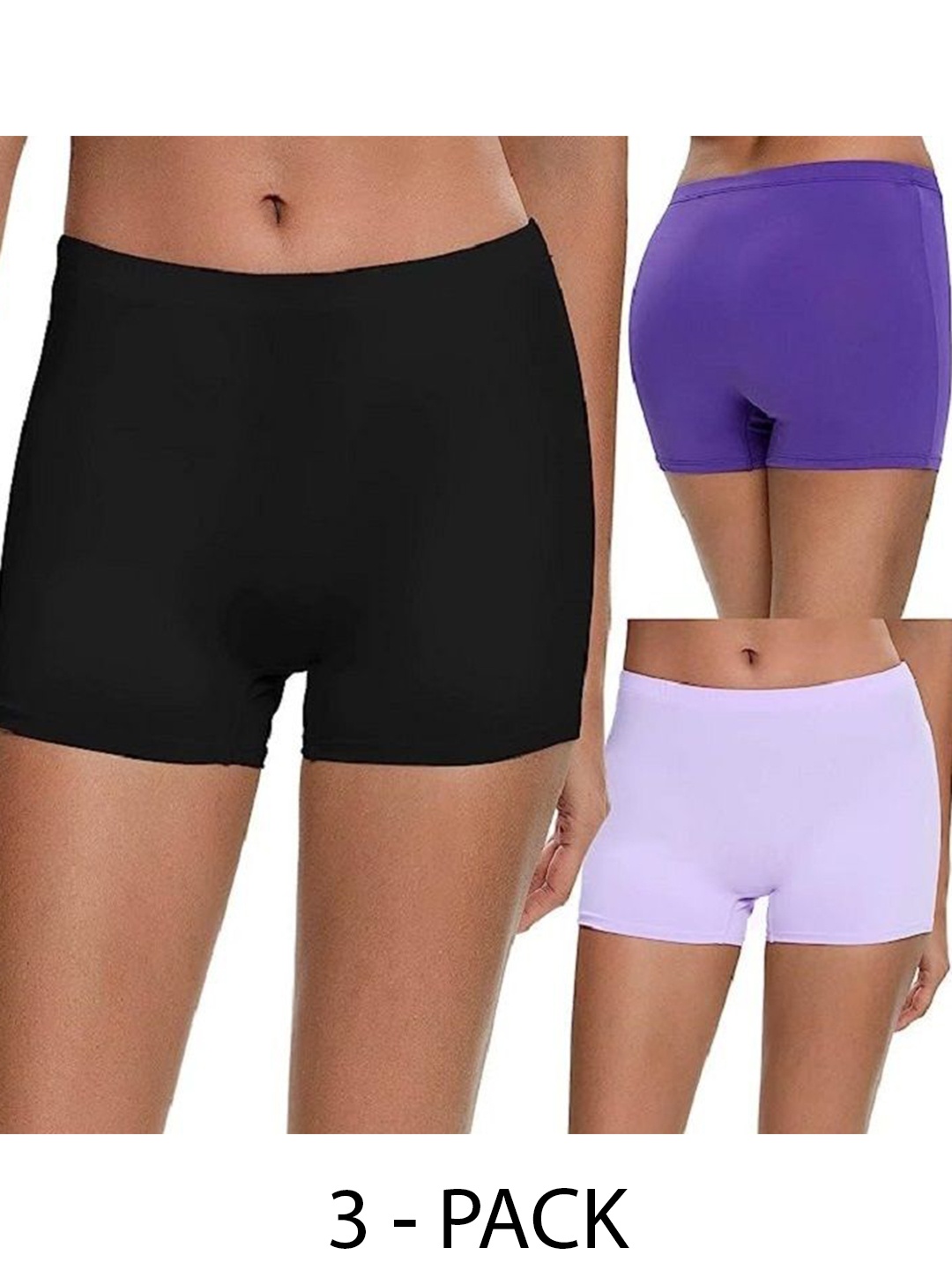 

Diving Deep Pack of 3 Boy Shorts Briefs, Multi