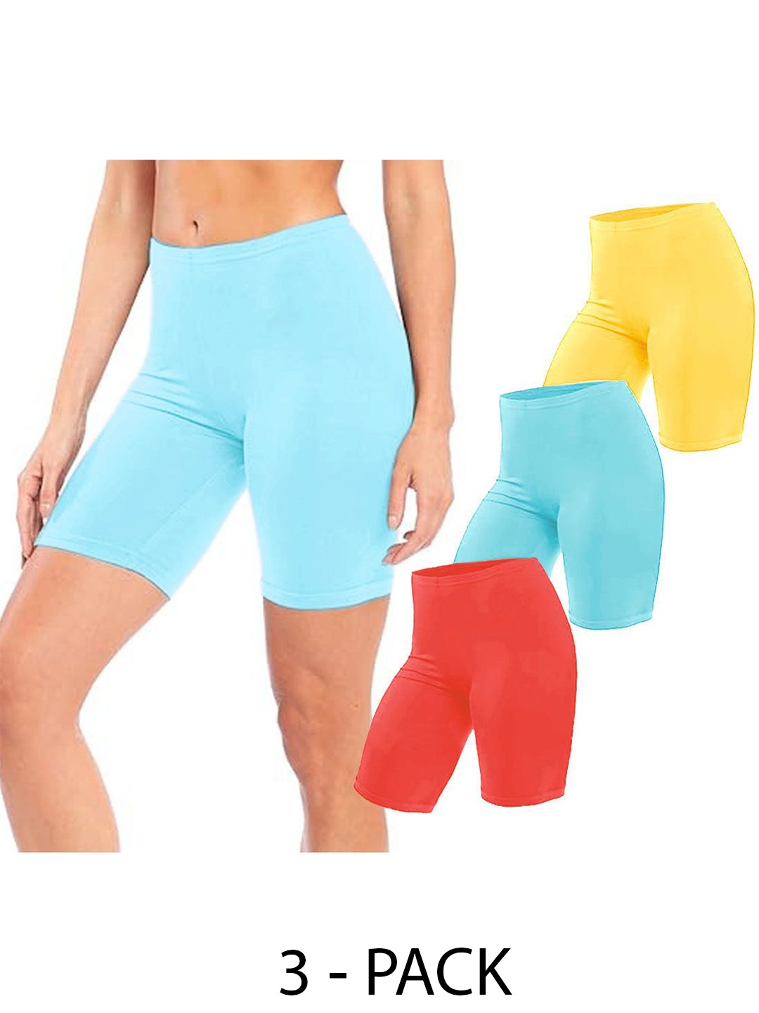 

Diving Deep Women Pack of 3 Boy Shorts Briefs, Assorted