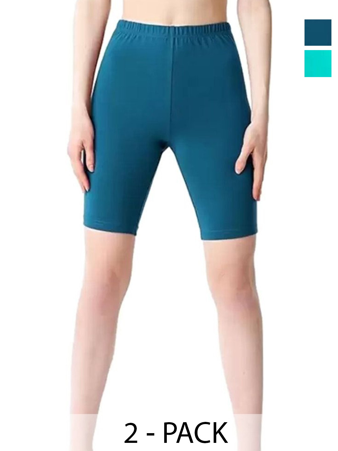 

Diving Deep Women Pack of 2 Cotton Assorted Plus Size Boy Shorts Briefs