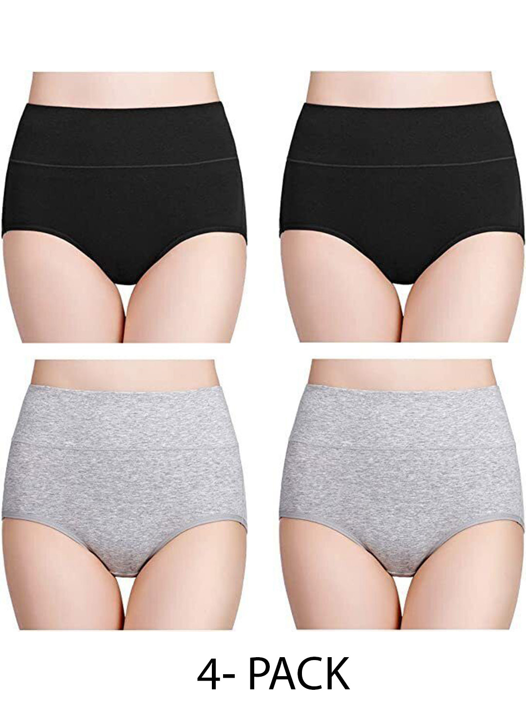 

Diving Deep Pack of 4 Hipster Briefs, Black