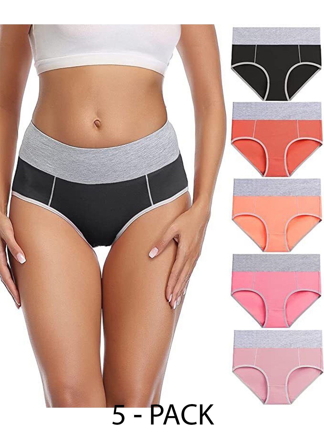 

Diving Deep Pack of 5 Hipster Briefs, Multi