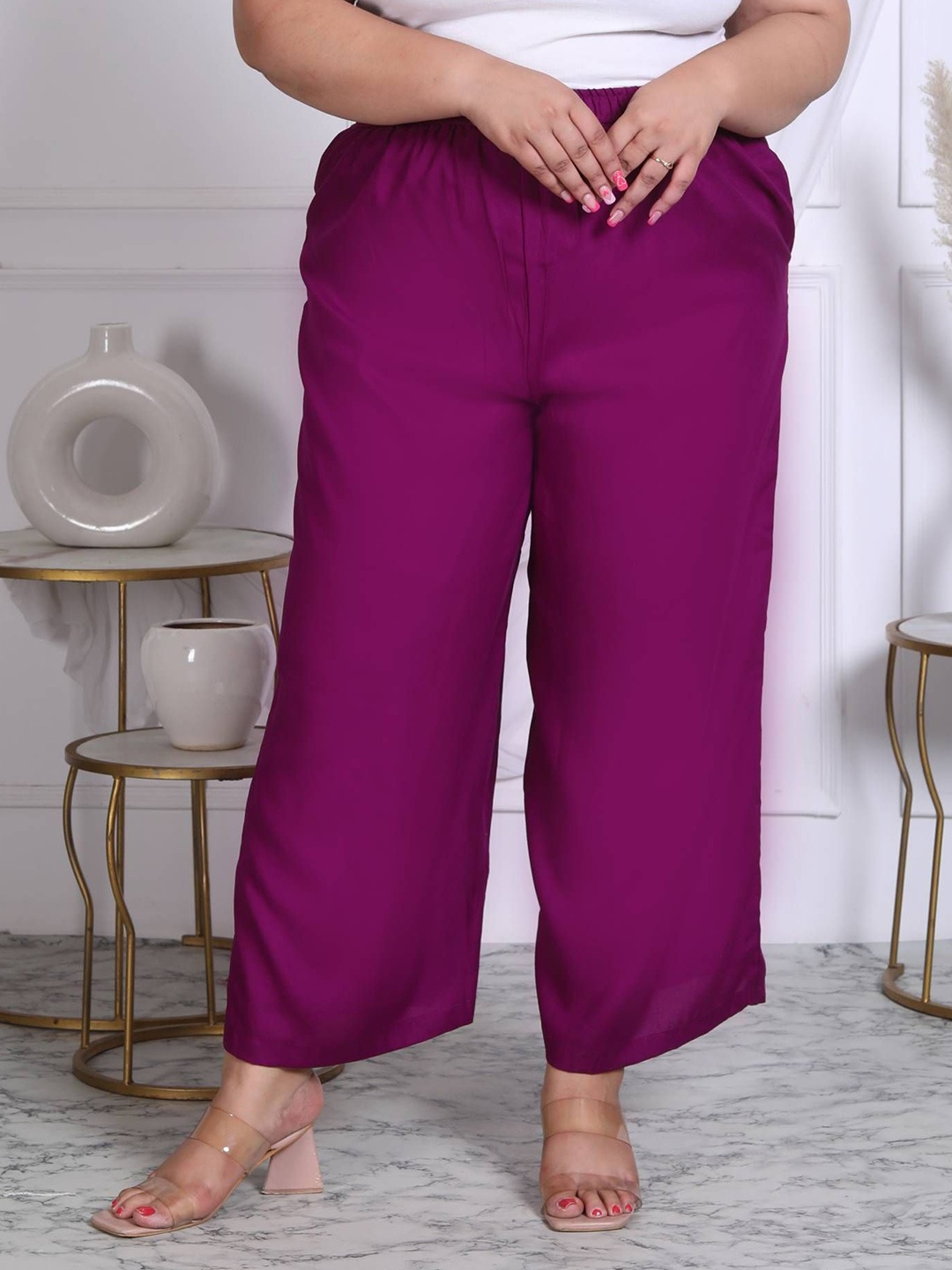 

Prin Fashion House Women Palazzos, Purple