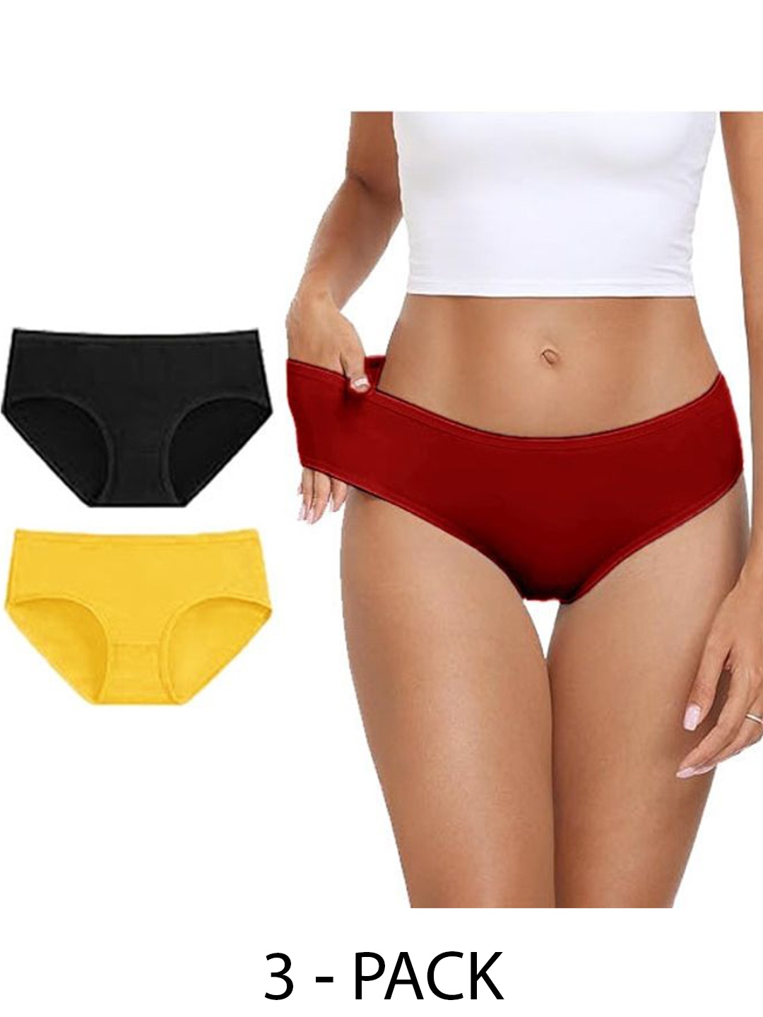 

Diving Deep Pack of 3 Hipster Briefs, Multi