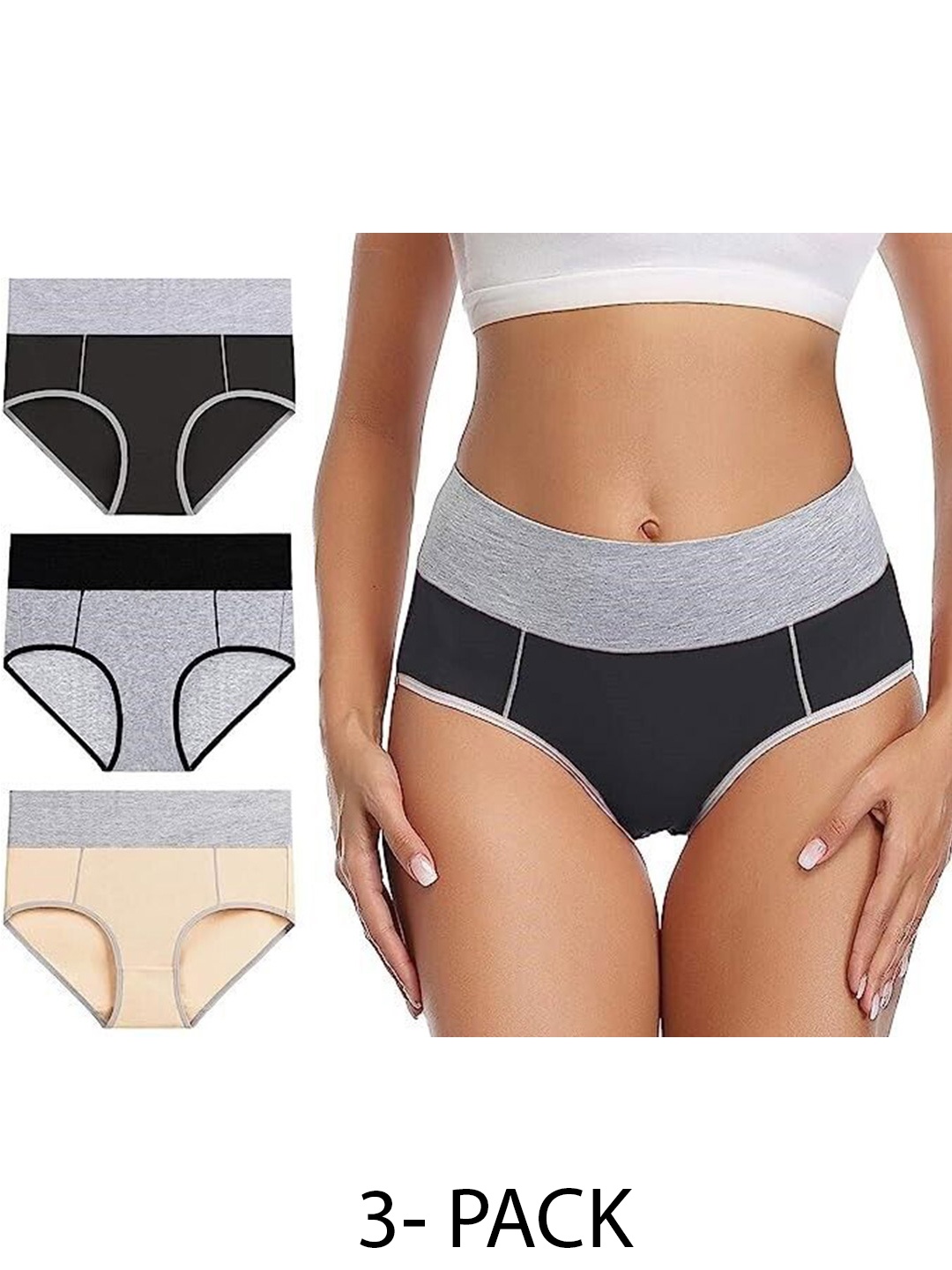 

Diving Deep Pack of 3 Hipster Briefs, Multi