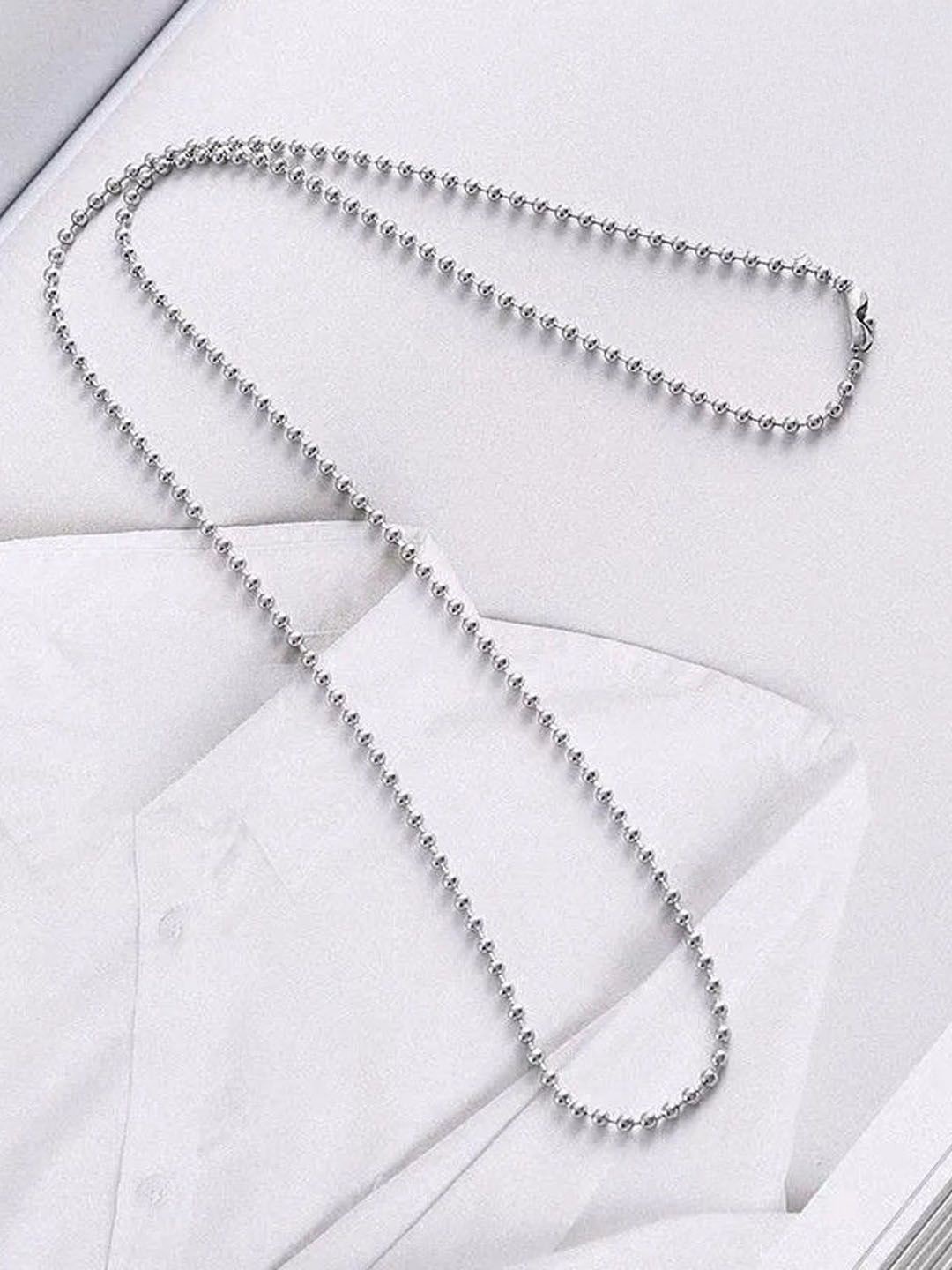 

StyleCast Elegant Silver-Toned Minimal Chain