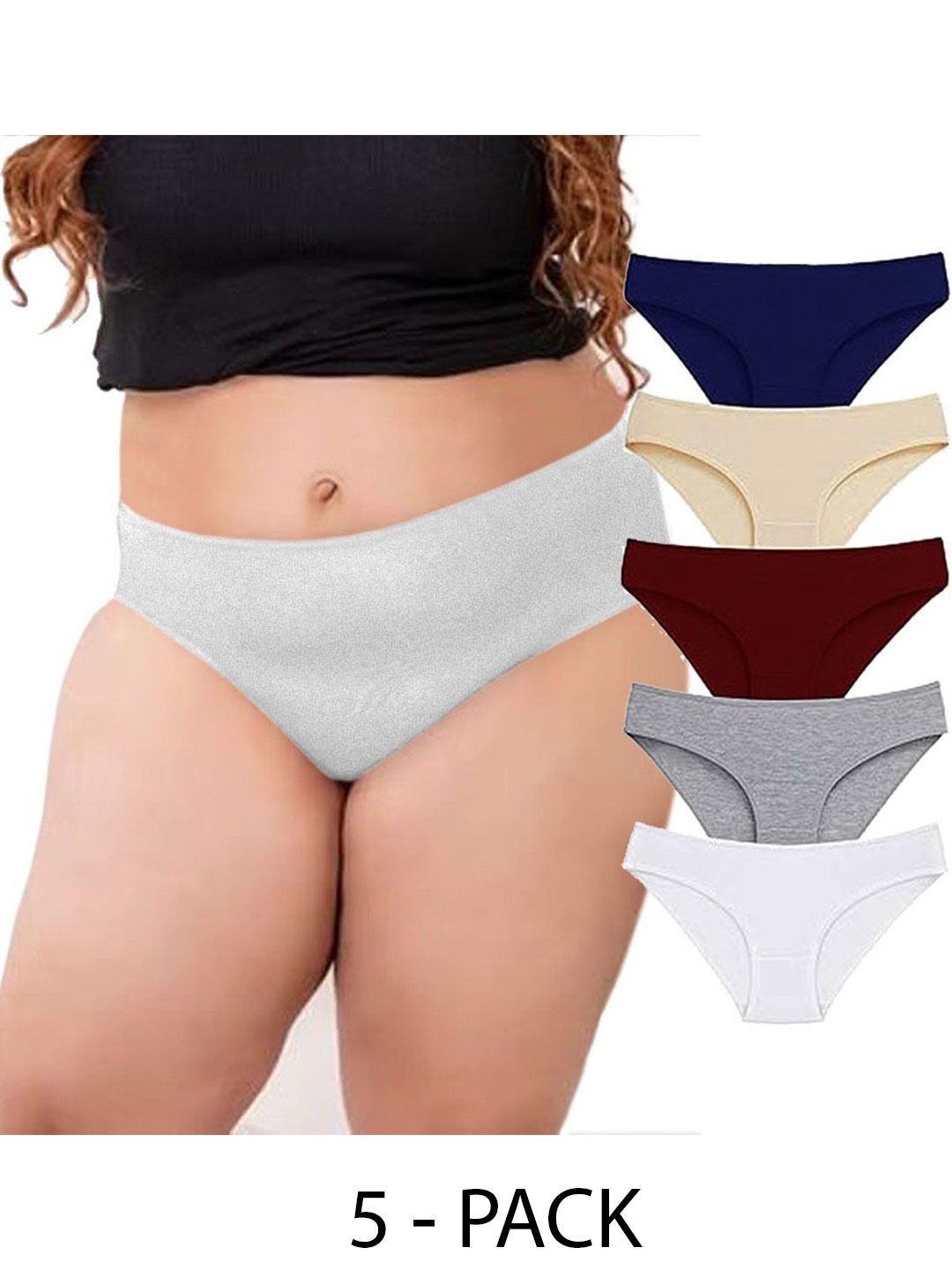 

Diving Deep Pack of 5 Hipster Briefs, Multi