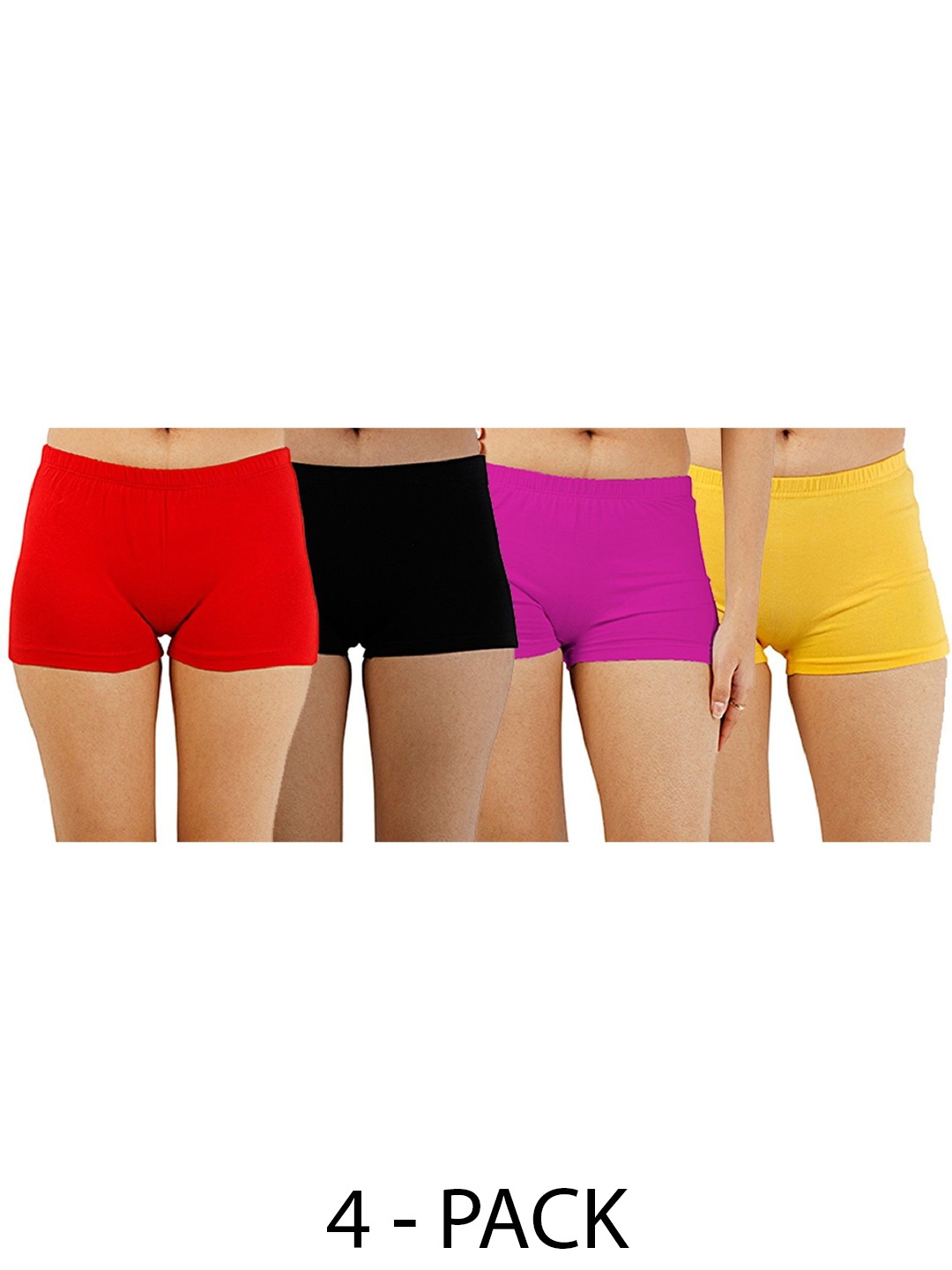 

Diving Deep Pack of 4 Boy Shorts Briefs, Multi