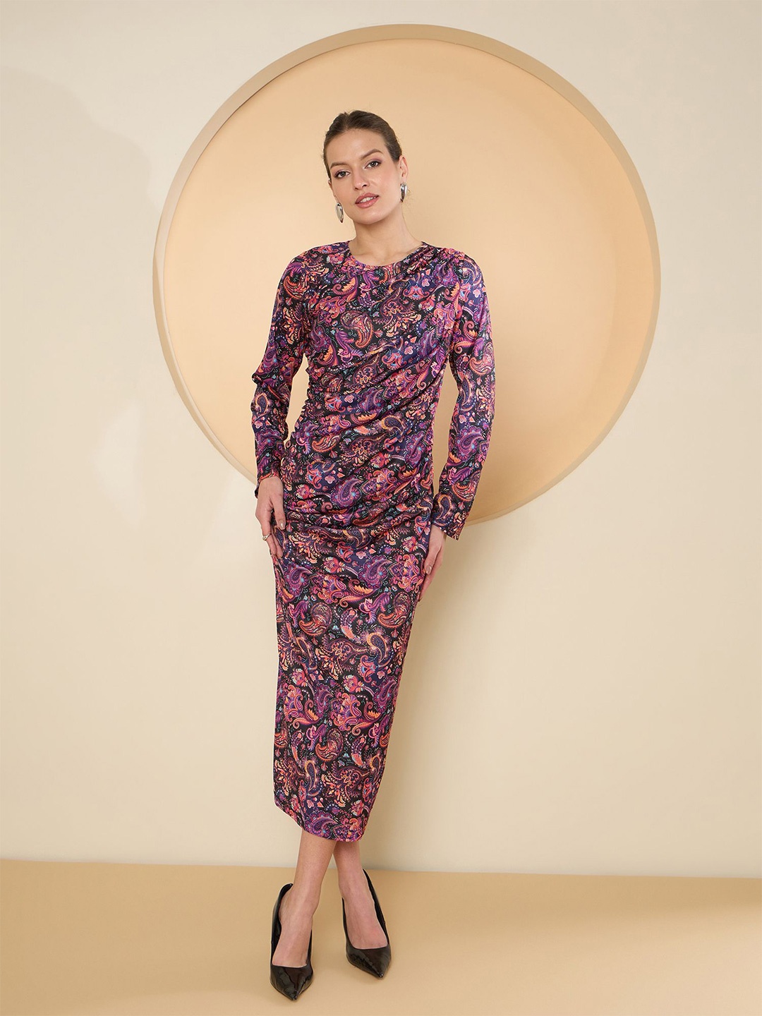 

Antheaa Floral Print Maxi Midi Dress, Multi