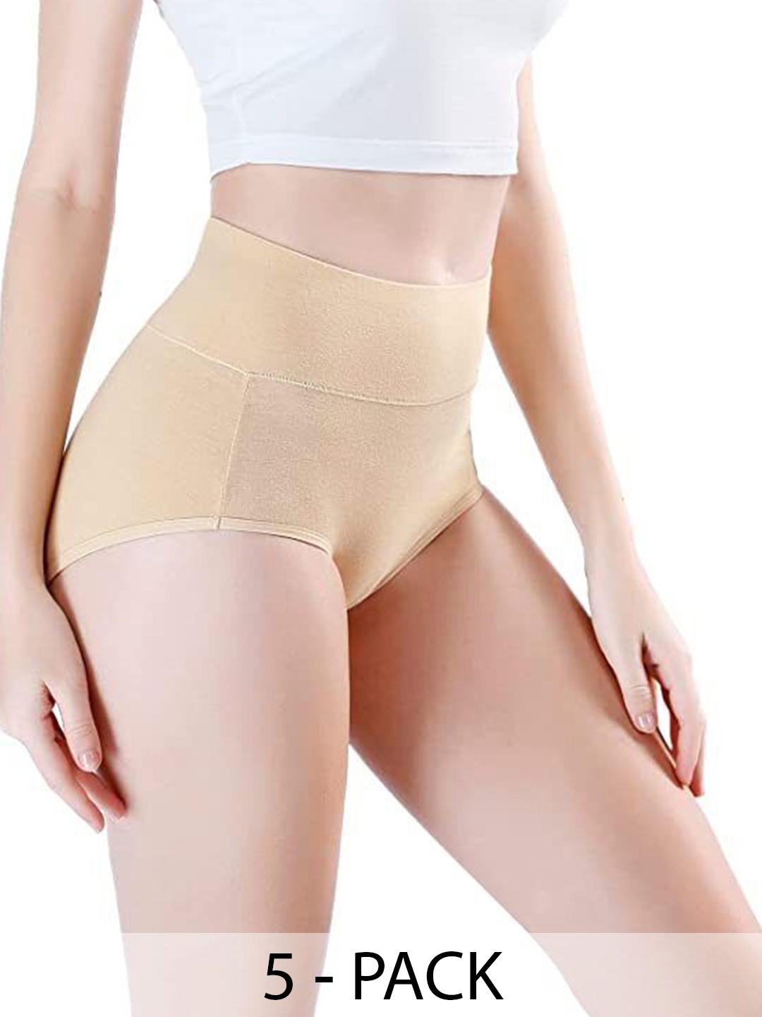 

Diving Deep Pack of 5 Hipster Briefs, Beige
