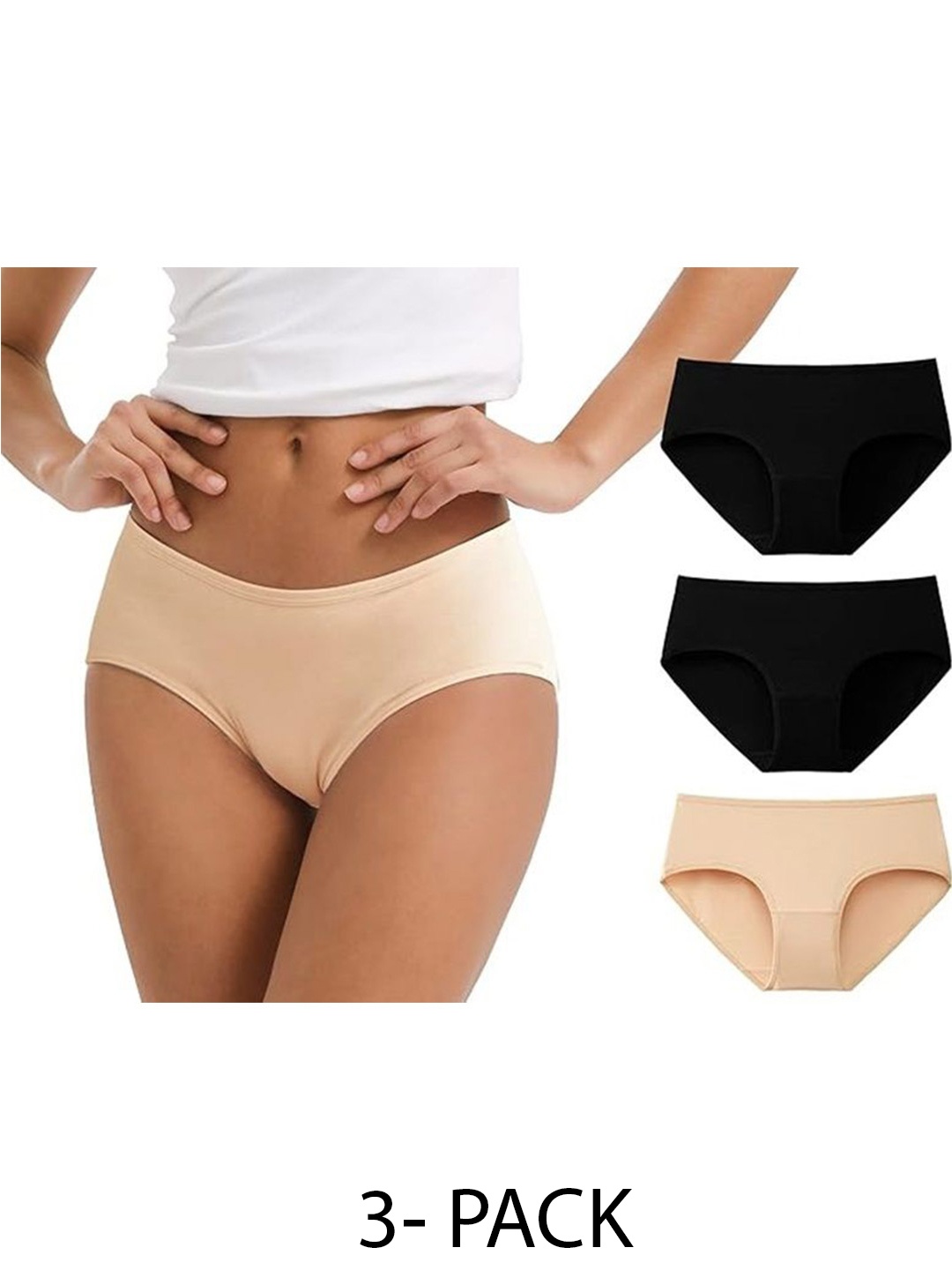 

Diving Deep Pack of 3 Hipster Briefs, Multi