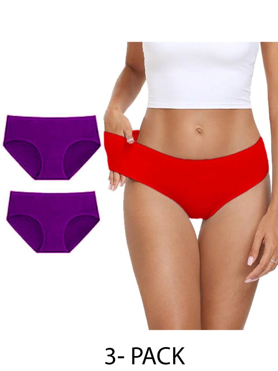 

Diving Deep Pack of 3 Hipster Briefs, Multi