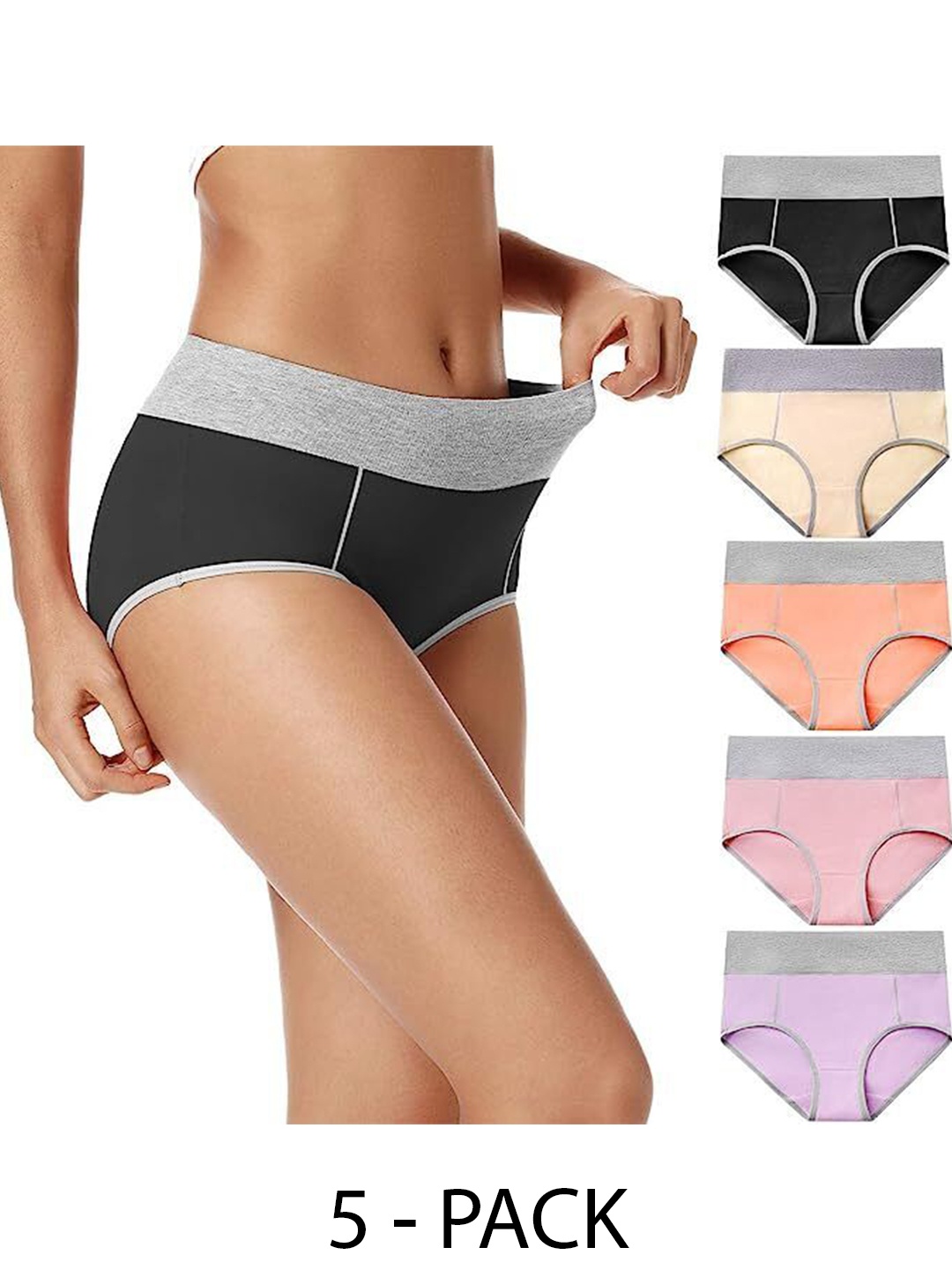 

Diving Deep Pack of 5 Hipster Briefs, Multi