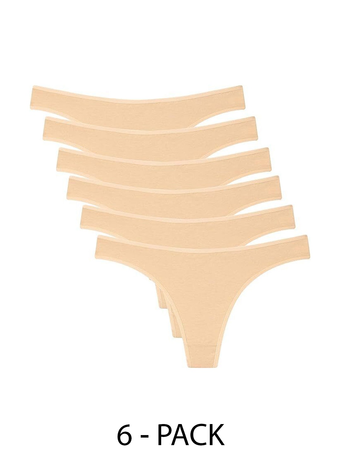 

Diving Deep Pack of 6 Thongs Briefs, Multi
