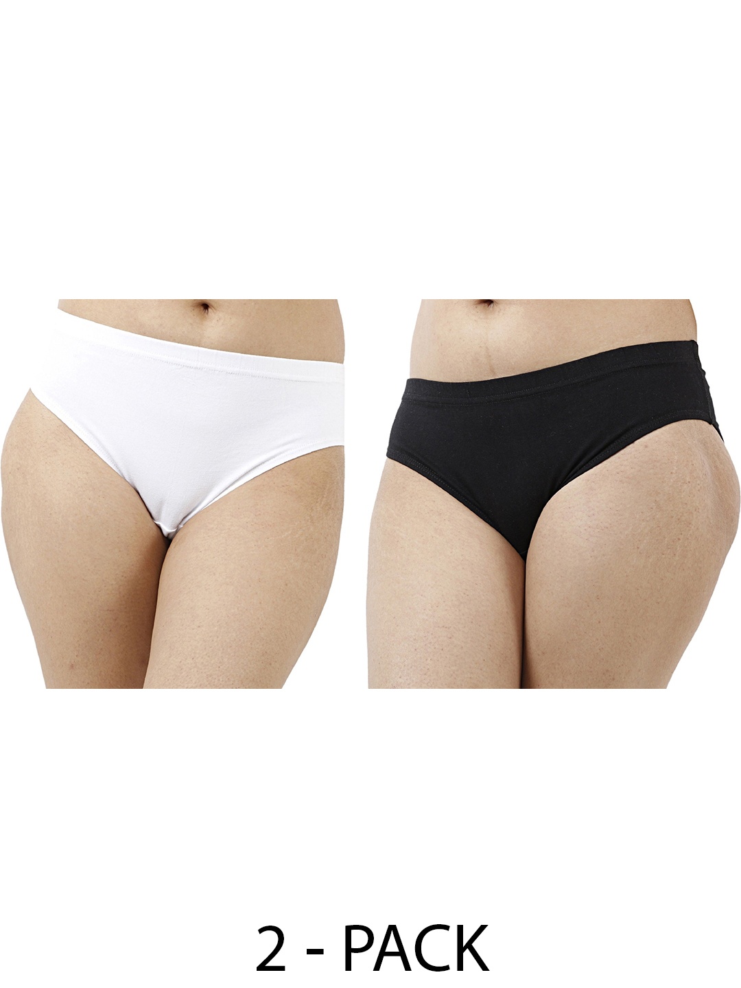 

Diving Deep Pack of 2 Cotton Hipster Briefs, White