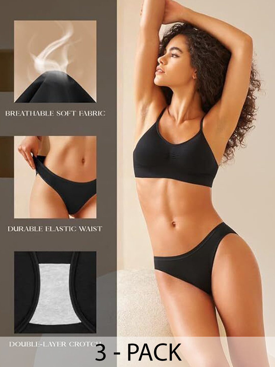 

Diving Deep Pack of 3 Hipster Briefs, Red