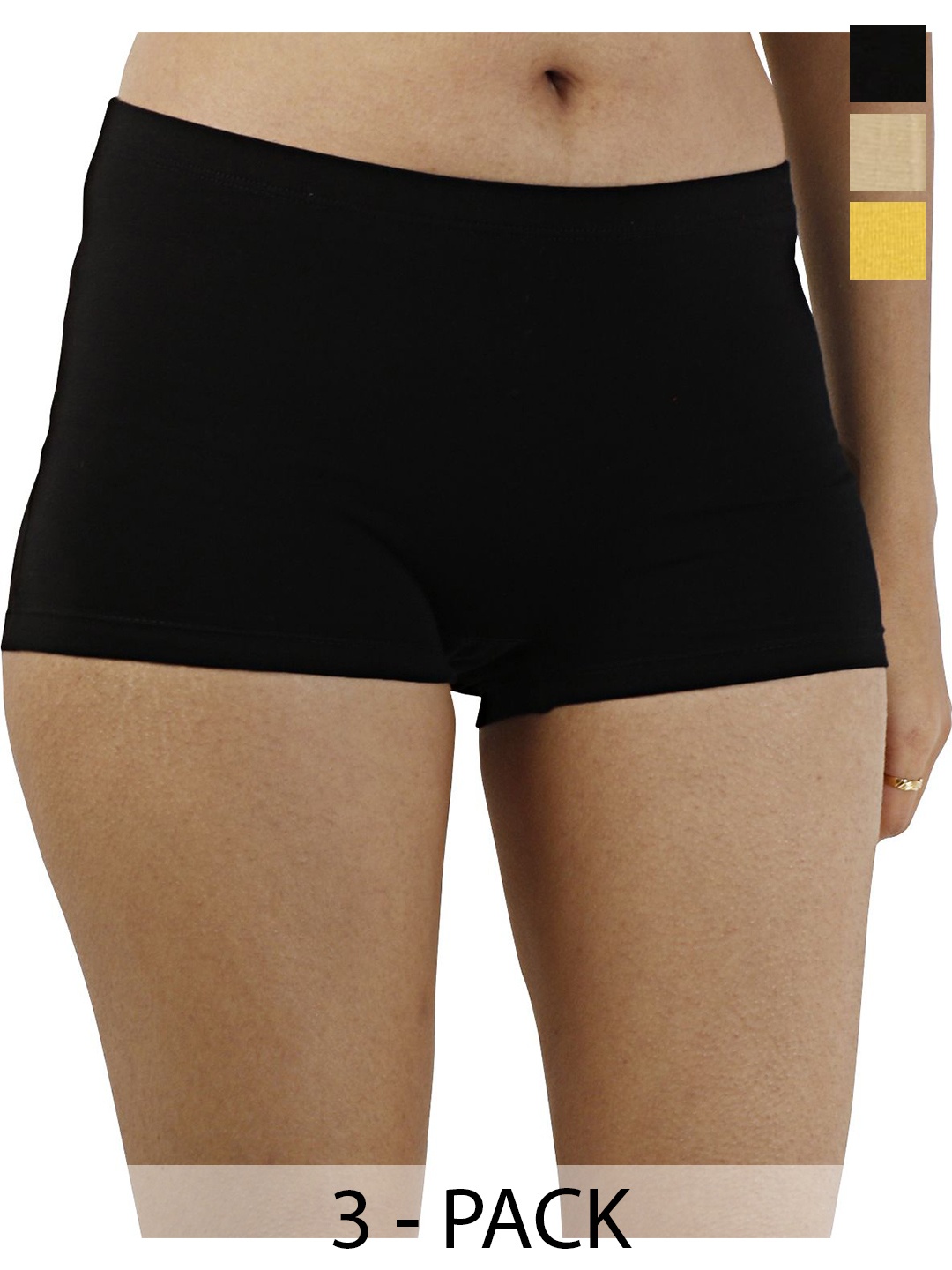 

Diving Deep Pack of 3 Boy Shorts Briefs, Multi