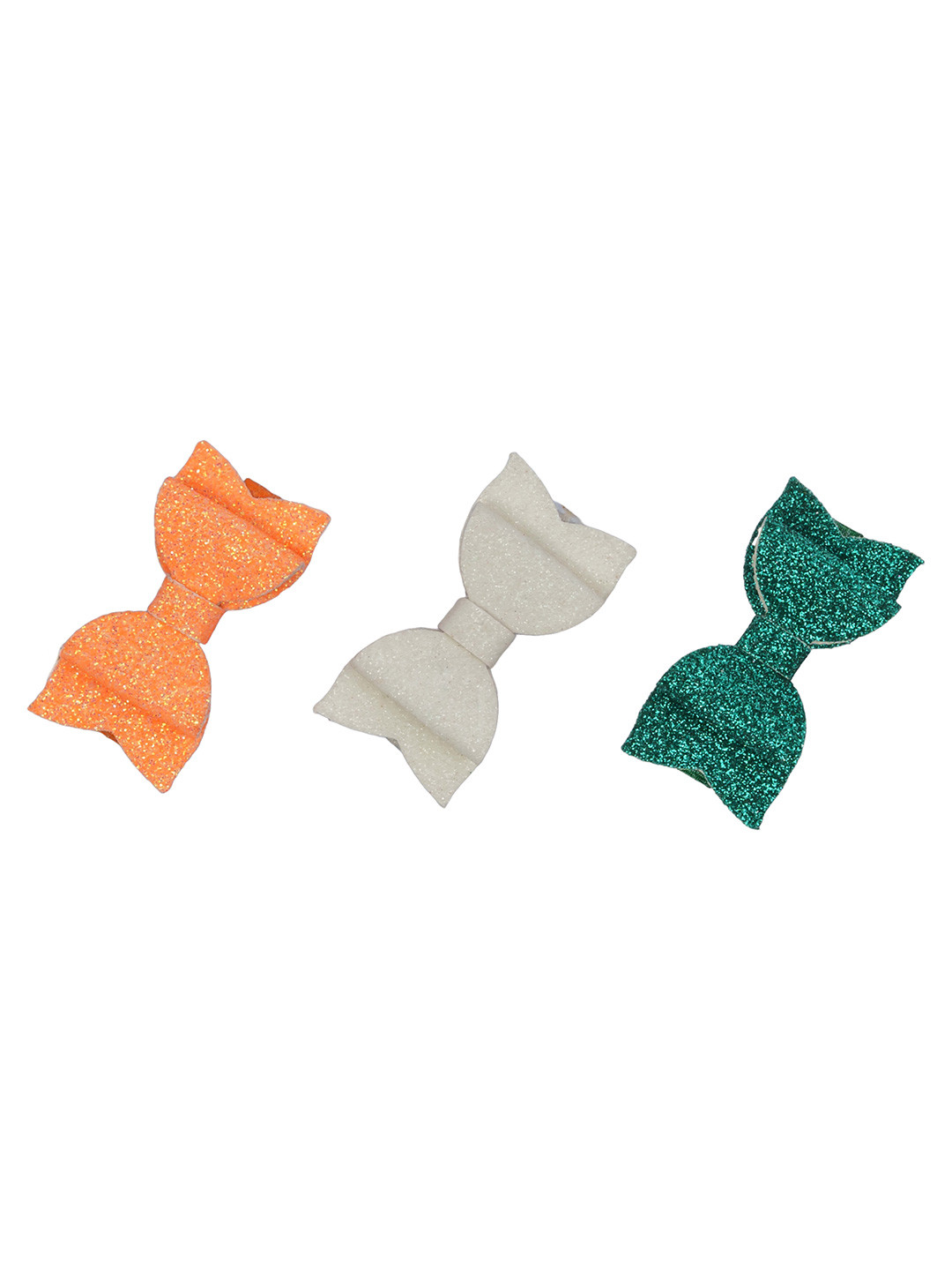 

Aye Candy Girls Set of 3 Embellished Alligator Hair Clip, Orange