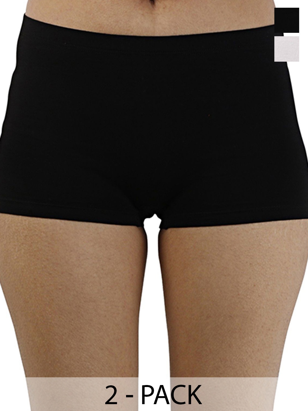 

Diving Deep Pack of 2 Boy Shorts Briefs, White