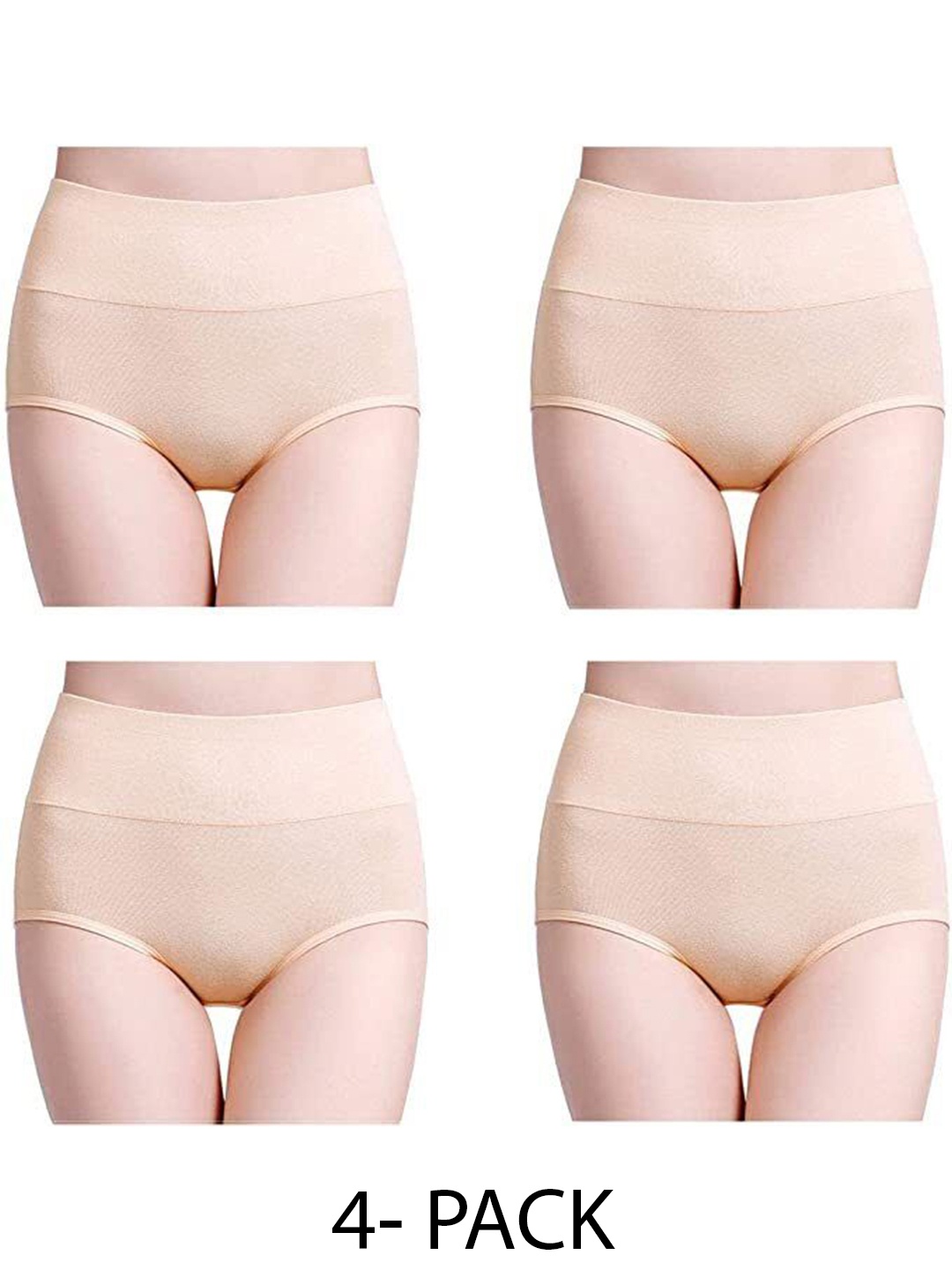 

Diving Deep Pack of 4 Hipster Briefs, Beige