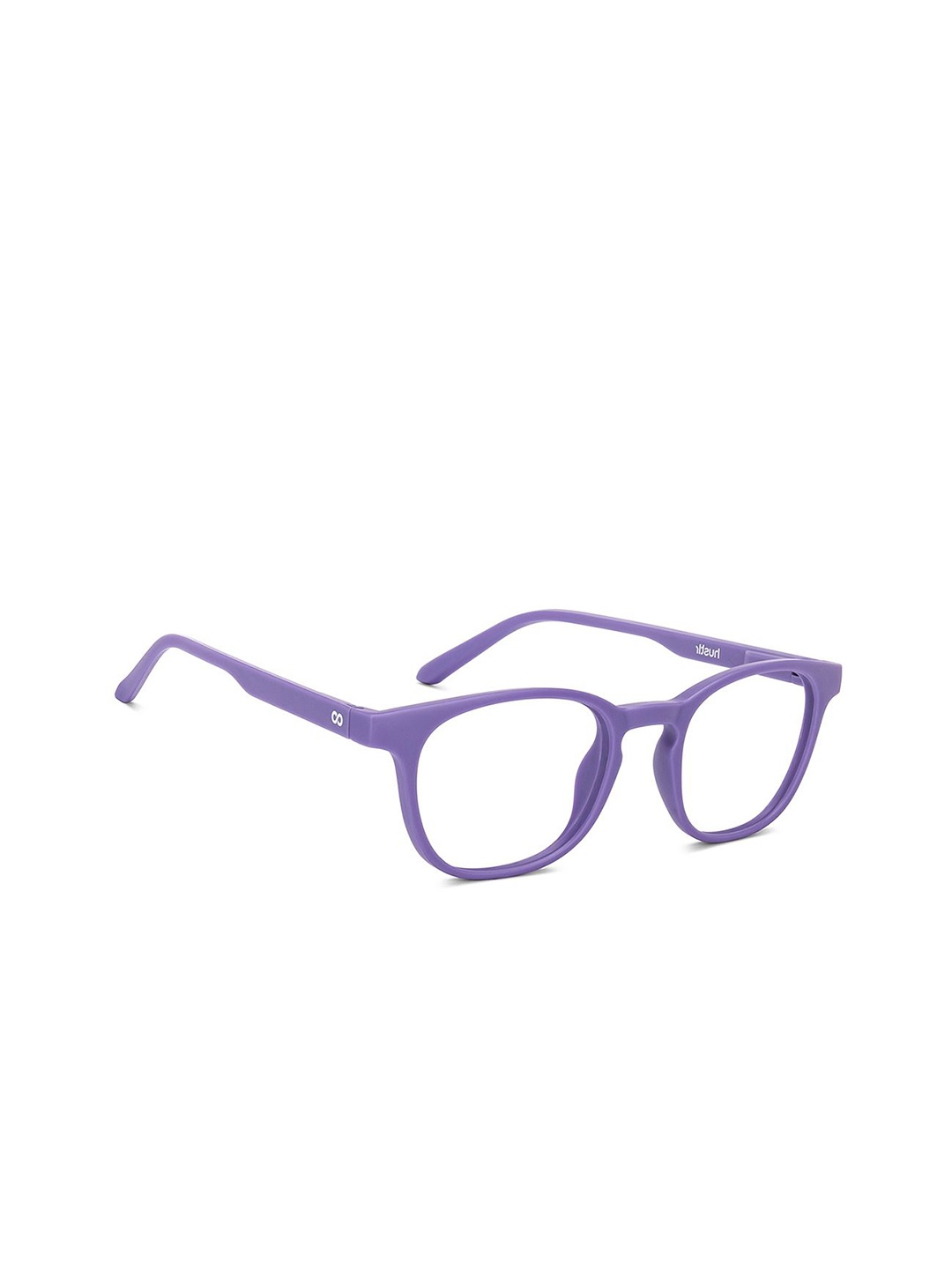 

Lenskart HUSTLR Unisex Full Rim Wayfarer Frames, Purple