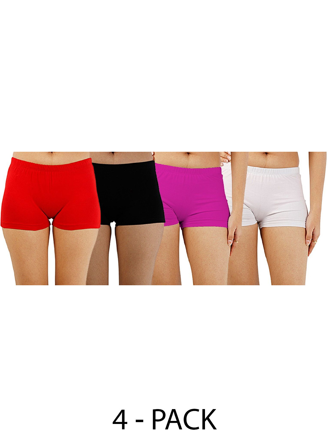 

Diving Deep Pack of 4 Boy Shorts Briefs, Multi