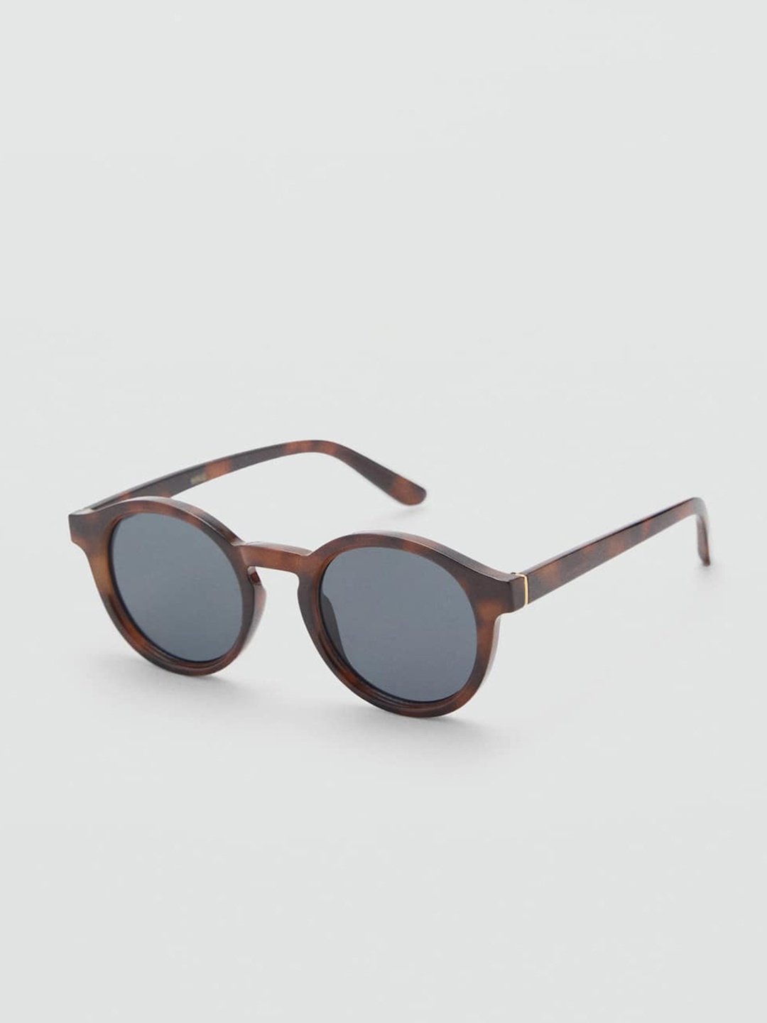 

MANGO MAN Round Sunglasses with UV Protected Lens 87070605, Blue