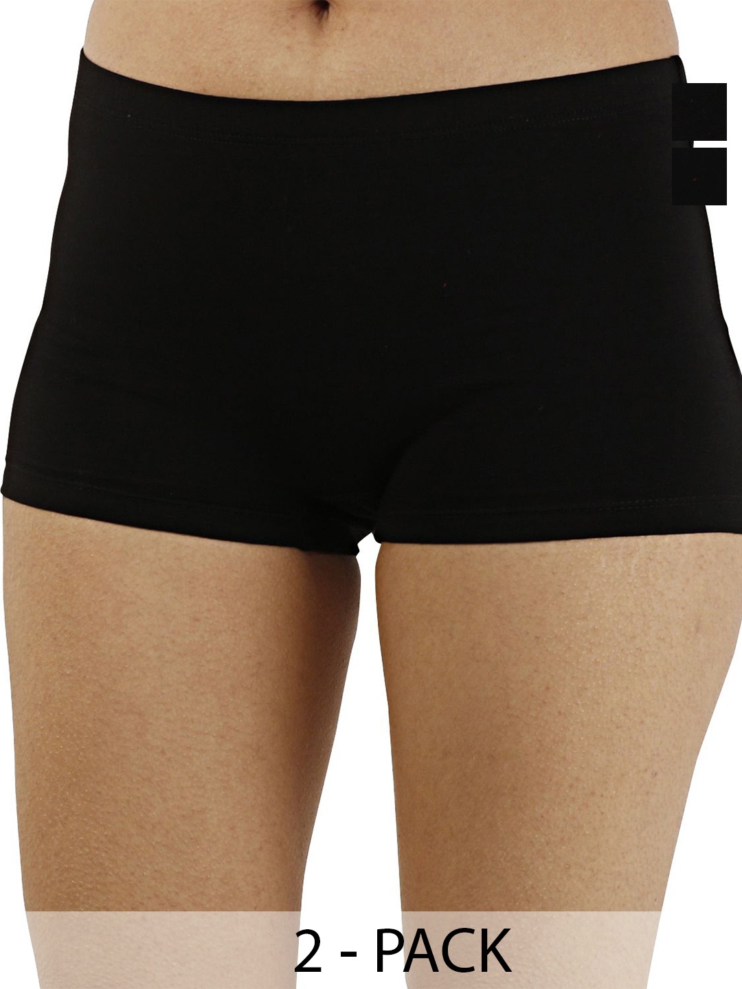 

Diving Deep Pack of 2 Boy Shorts Briefs, Black