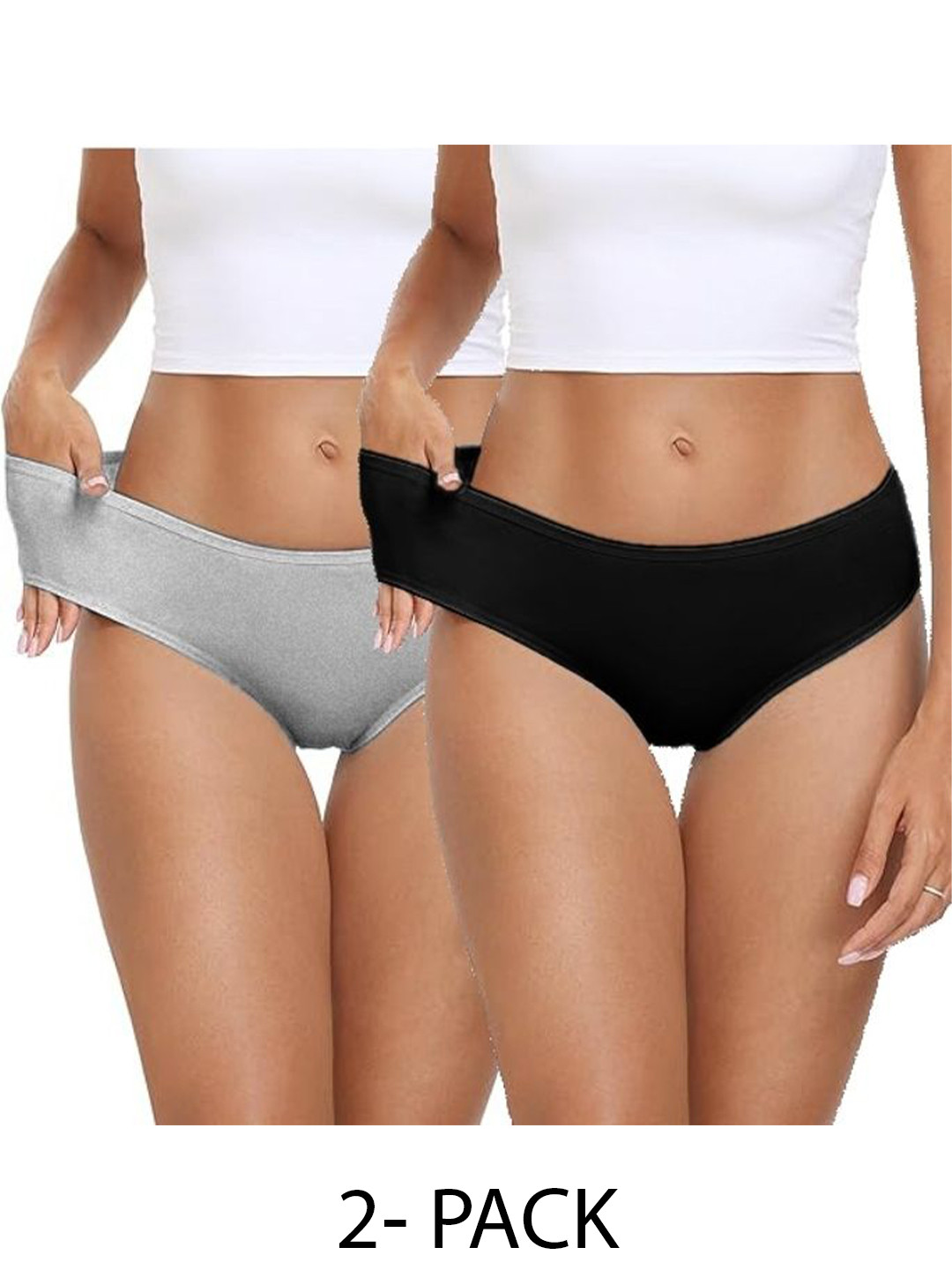 

Diving Deep Pack of 2 Hipster Briefs, Black