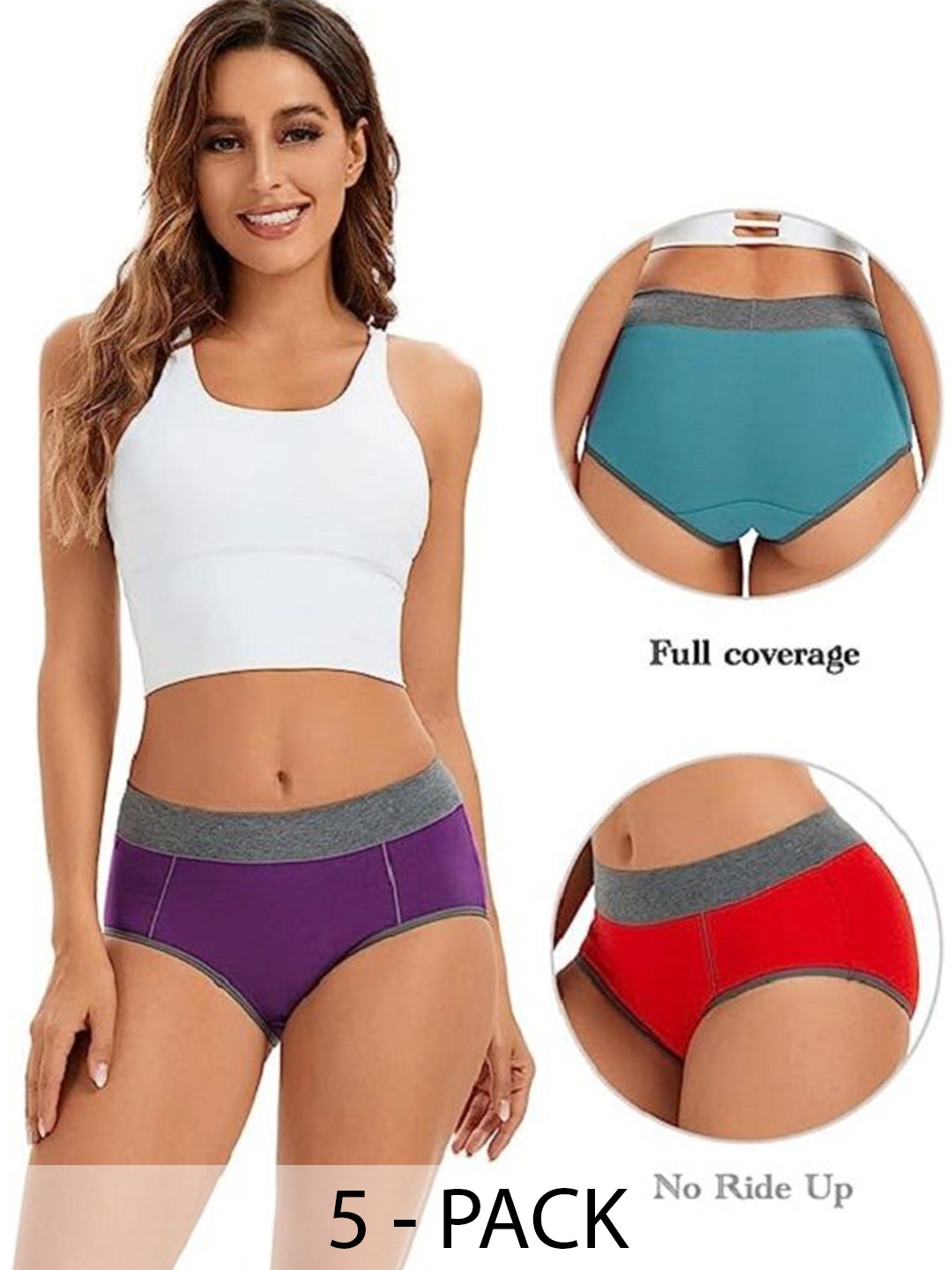 

Diving Deep Pack of 5 Hipster Briefs, Multi