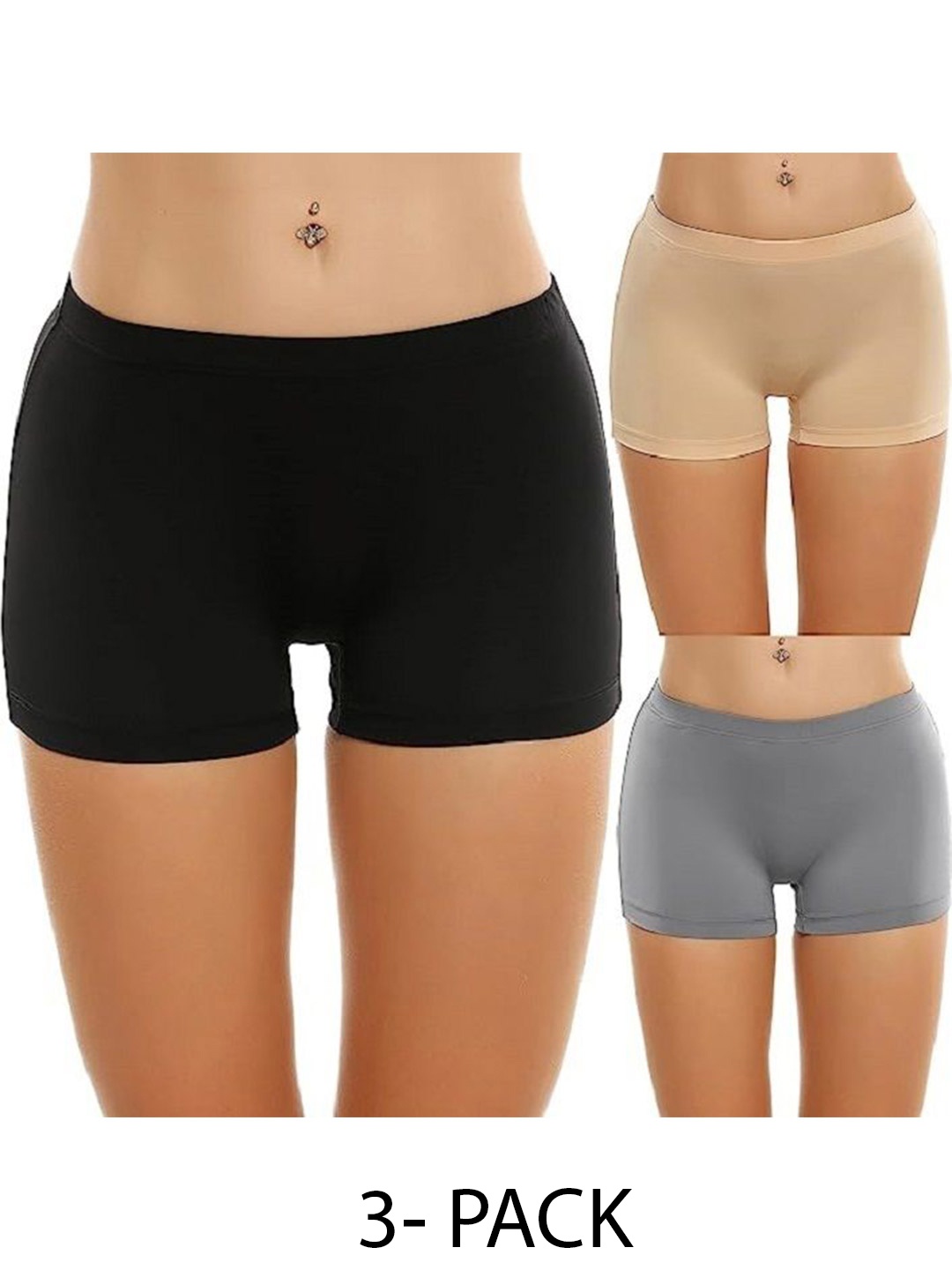 

Diving Deep Pack of 3 Boy Shorts Briefs, Multi