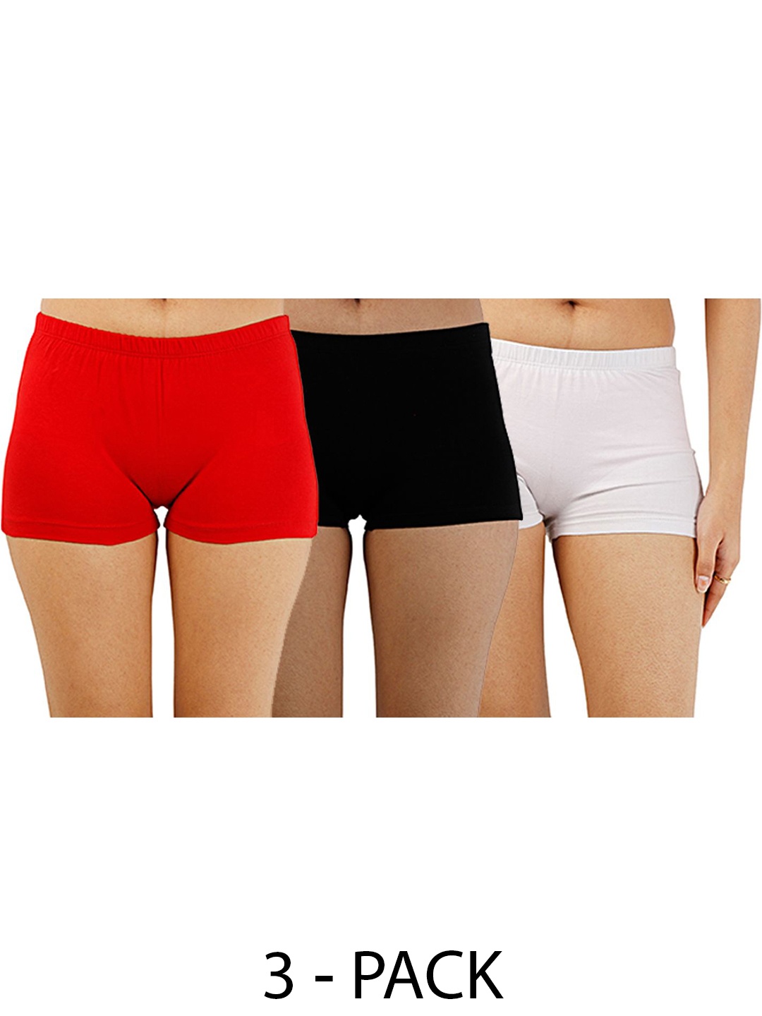 

Diving Deep Pack of 3 Boy Shorts Briefs, Black