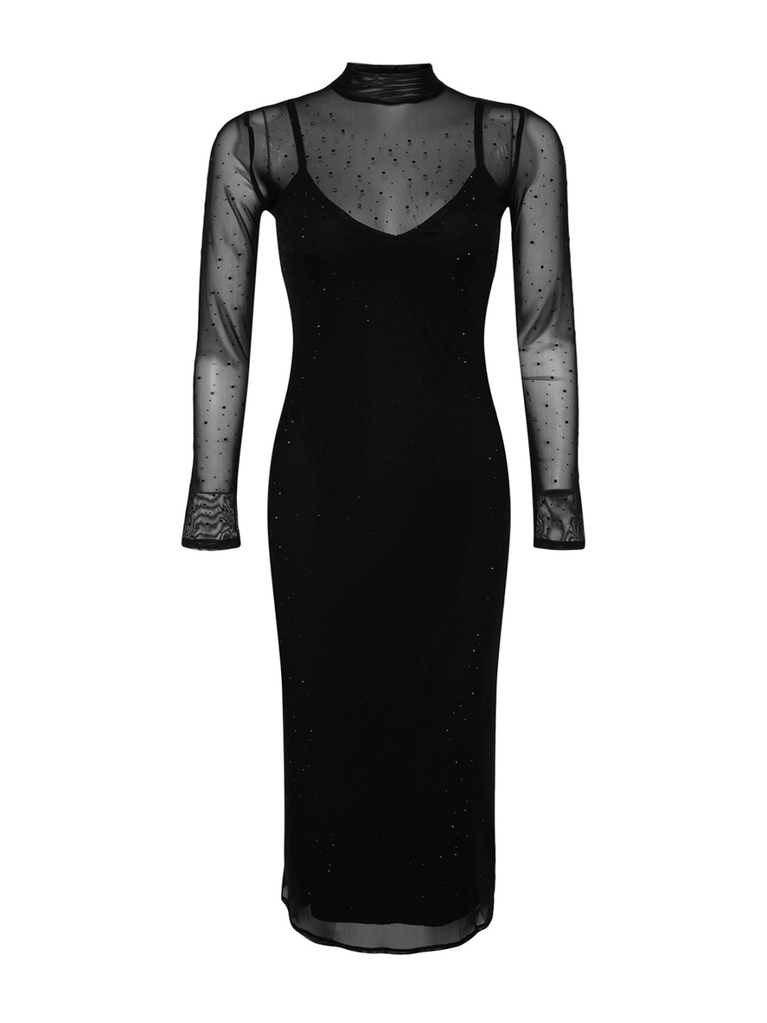 

Trendyol Women Bodycon Midi Dress, Na