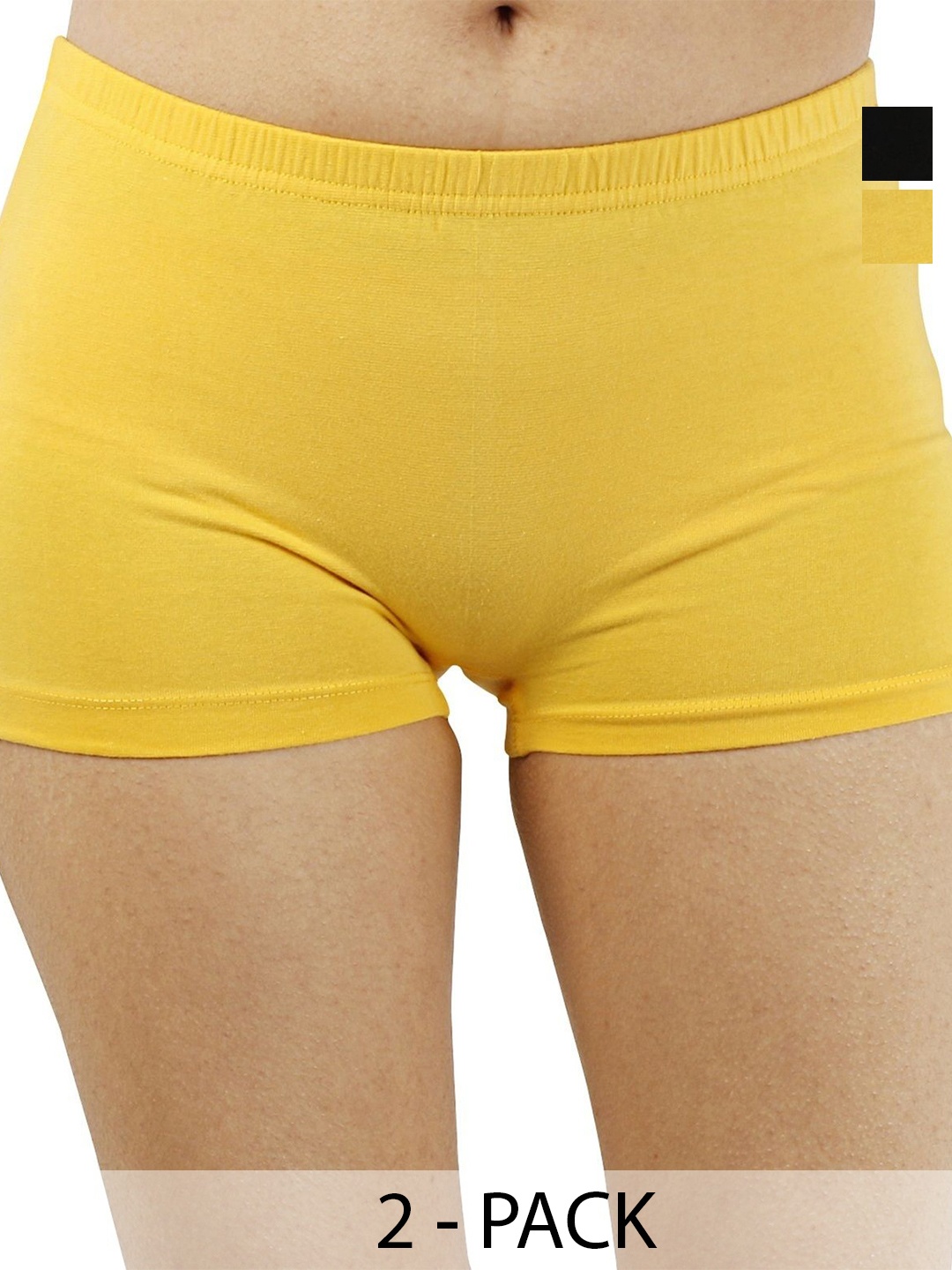 

Diving Deep Pack of 2 Boy Shorts Briefs, Yellow