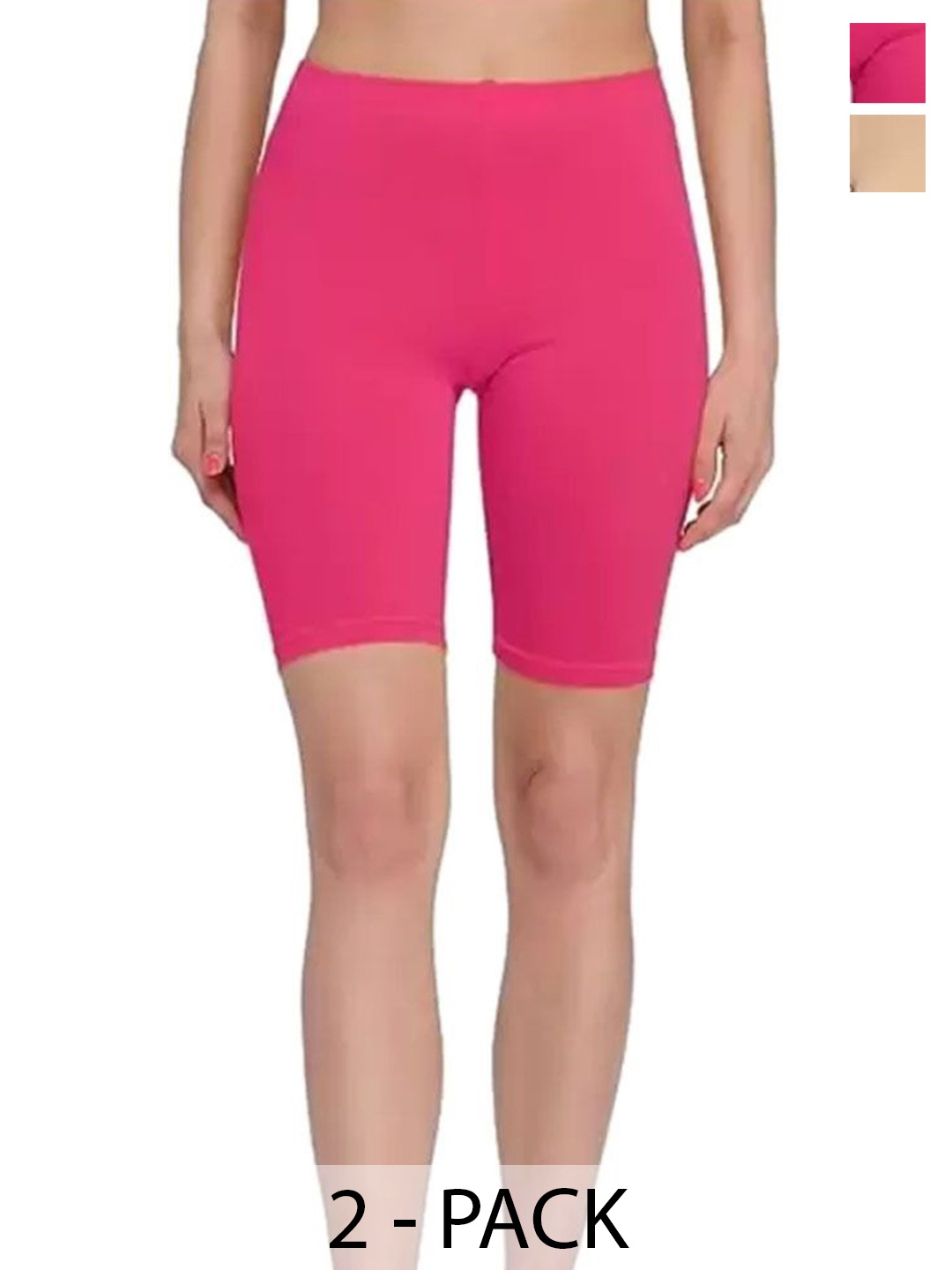 

Diving Deep Women Pack of 2 Boy Shorts Briefs, Pink