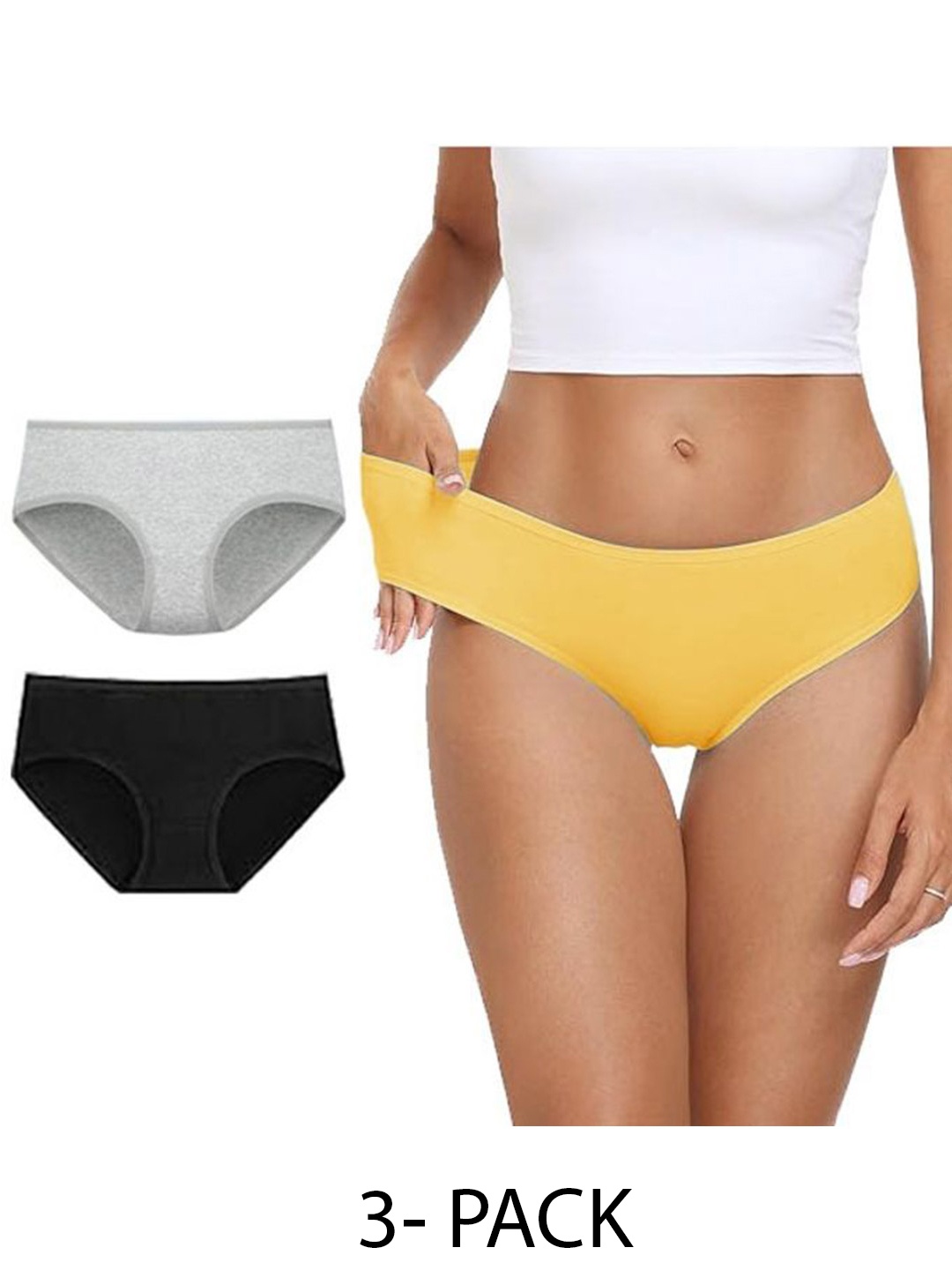 

Diving Deep Pack of 3 Hipster Briefs, Multi