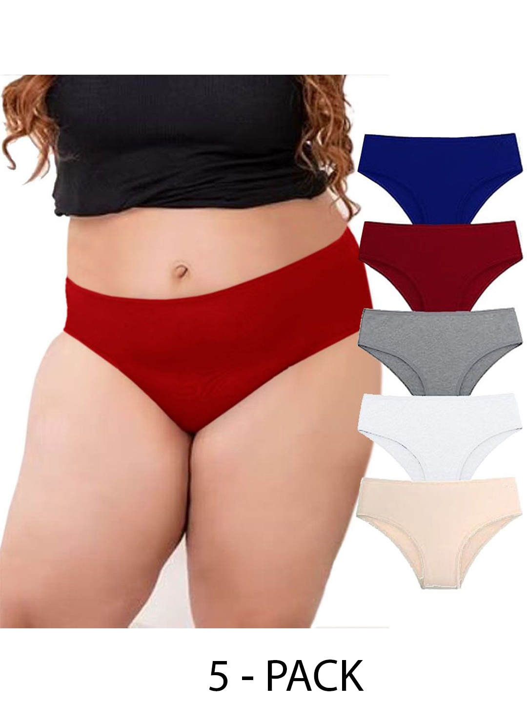 

Diving Deep Pack of 5 Hipster Briefs, Multi
