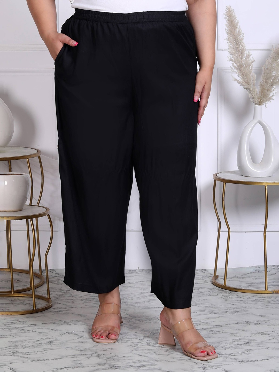 

Prin Fashion House Women Palazzos, Black
