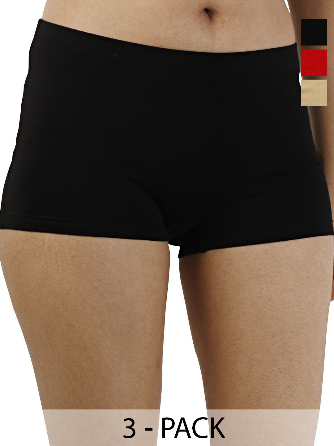 

Diving Deep Pack of 3 Boy Shorts Briefs, Multi