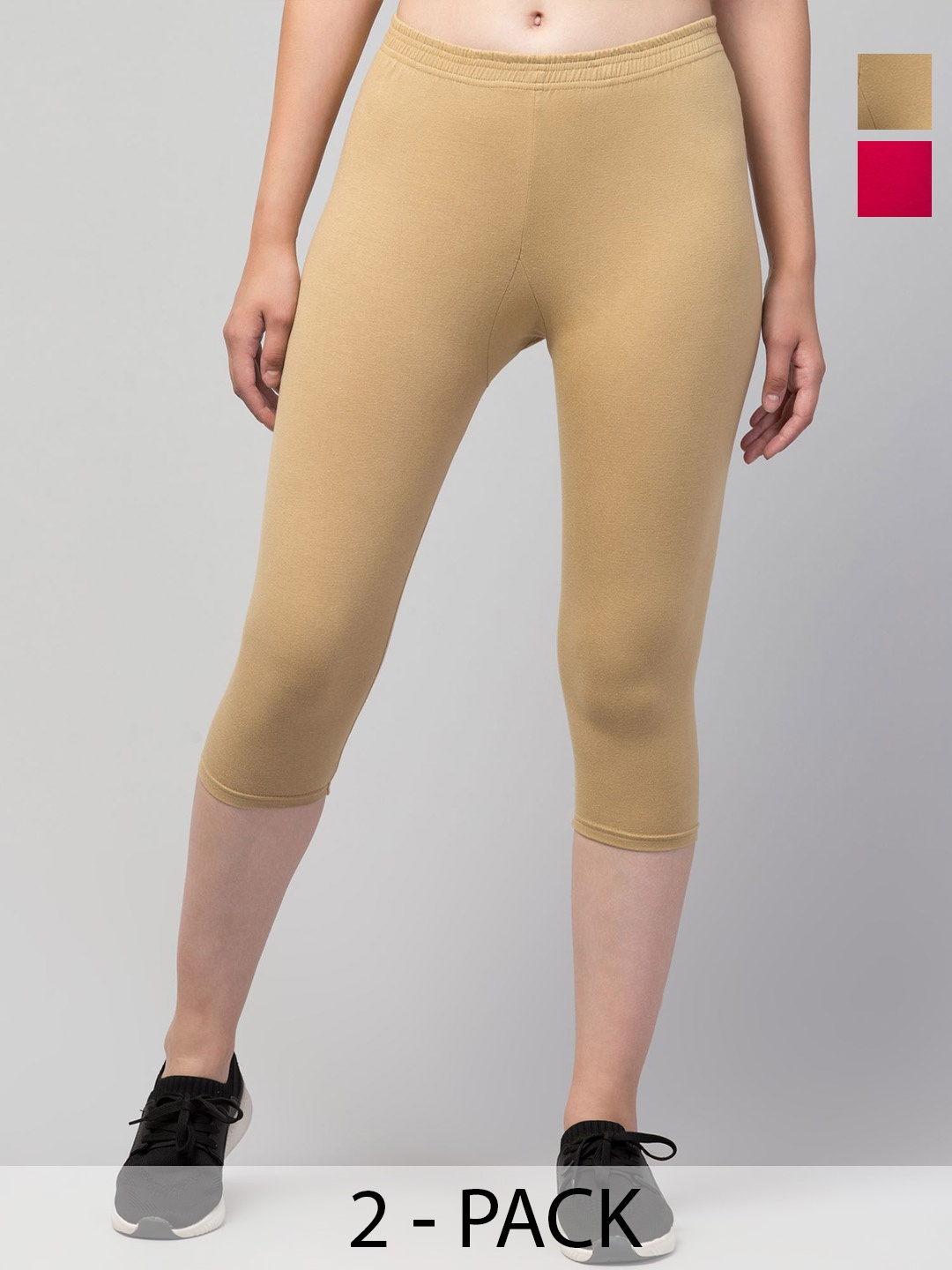 

ULLAS Women Capris, Beige