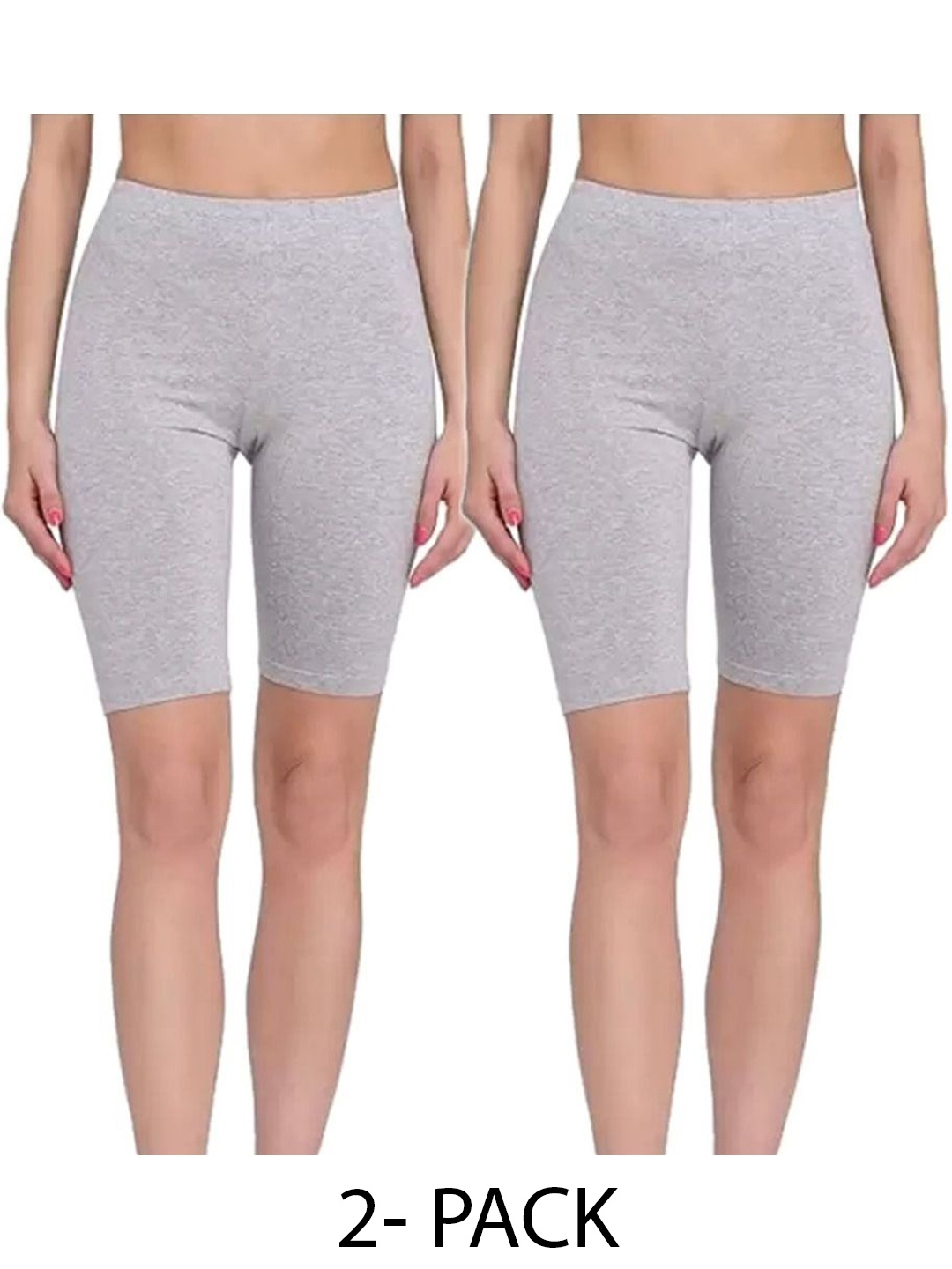 

Diving Deep Women Pack of 2 Boy Shorts Briefs, Grey