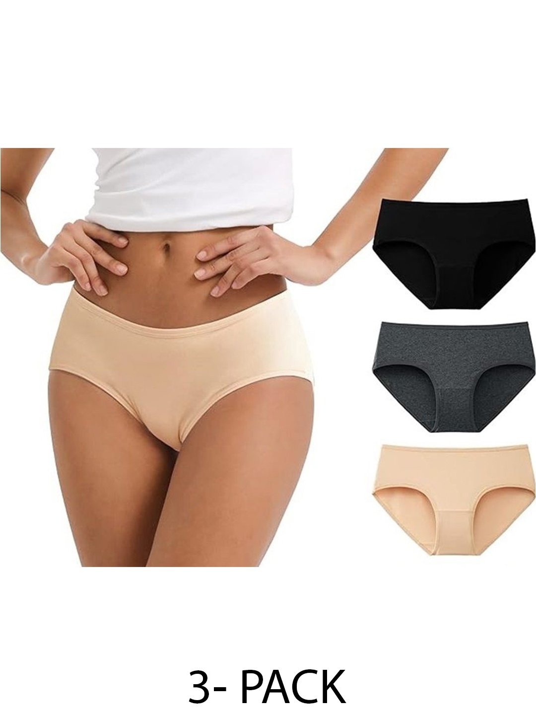 

Diving Deep Pack of 3 Hipster Briefs, Multi