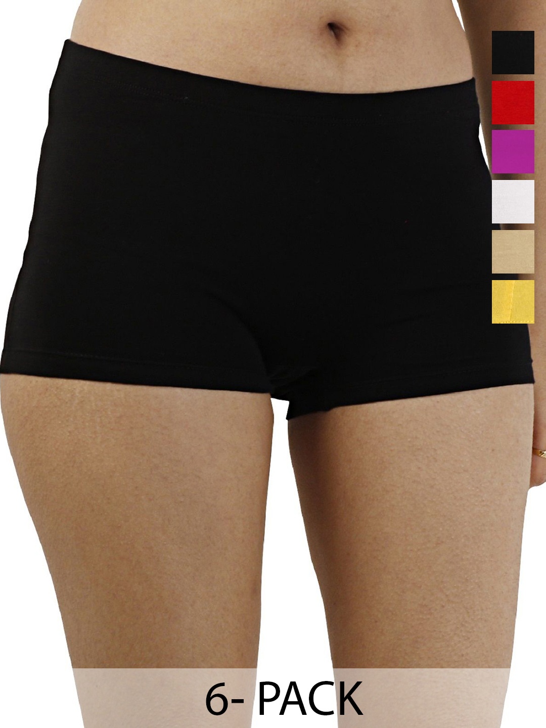 

Diving Deep Pack of 6 Boy Shorts Briefs, Multi