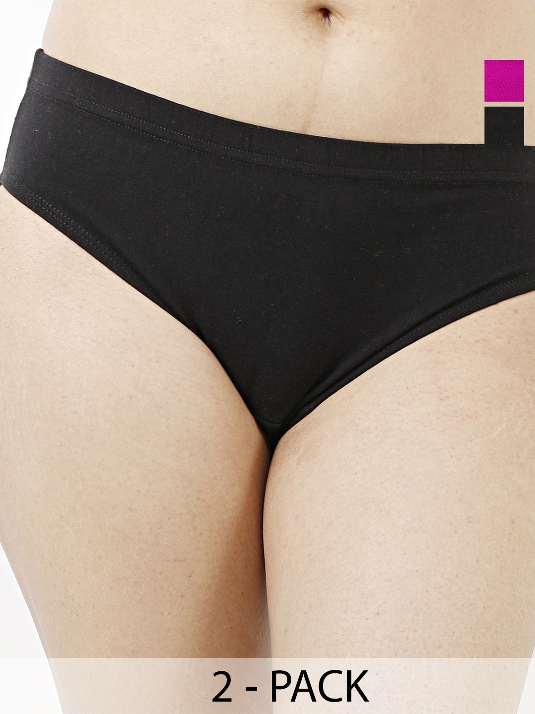 

Diving Deep Pack of 2 Hipster Briefs, Black