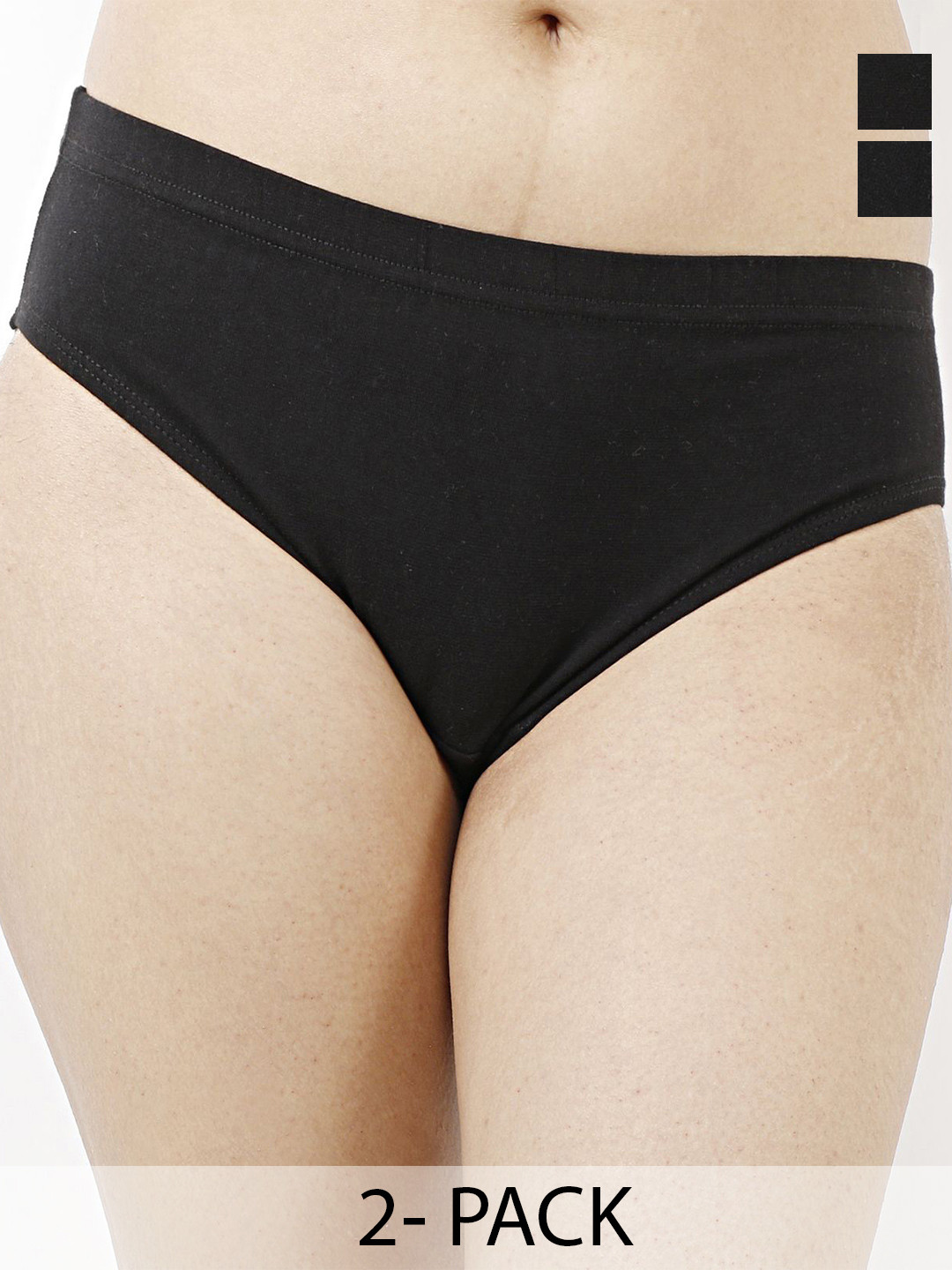 

Diving Deep Pack of 2 Hipster Briefs, Black