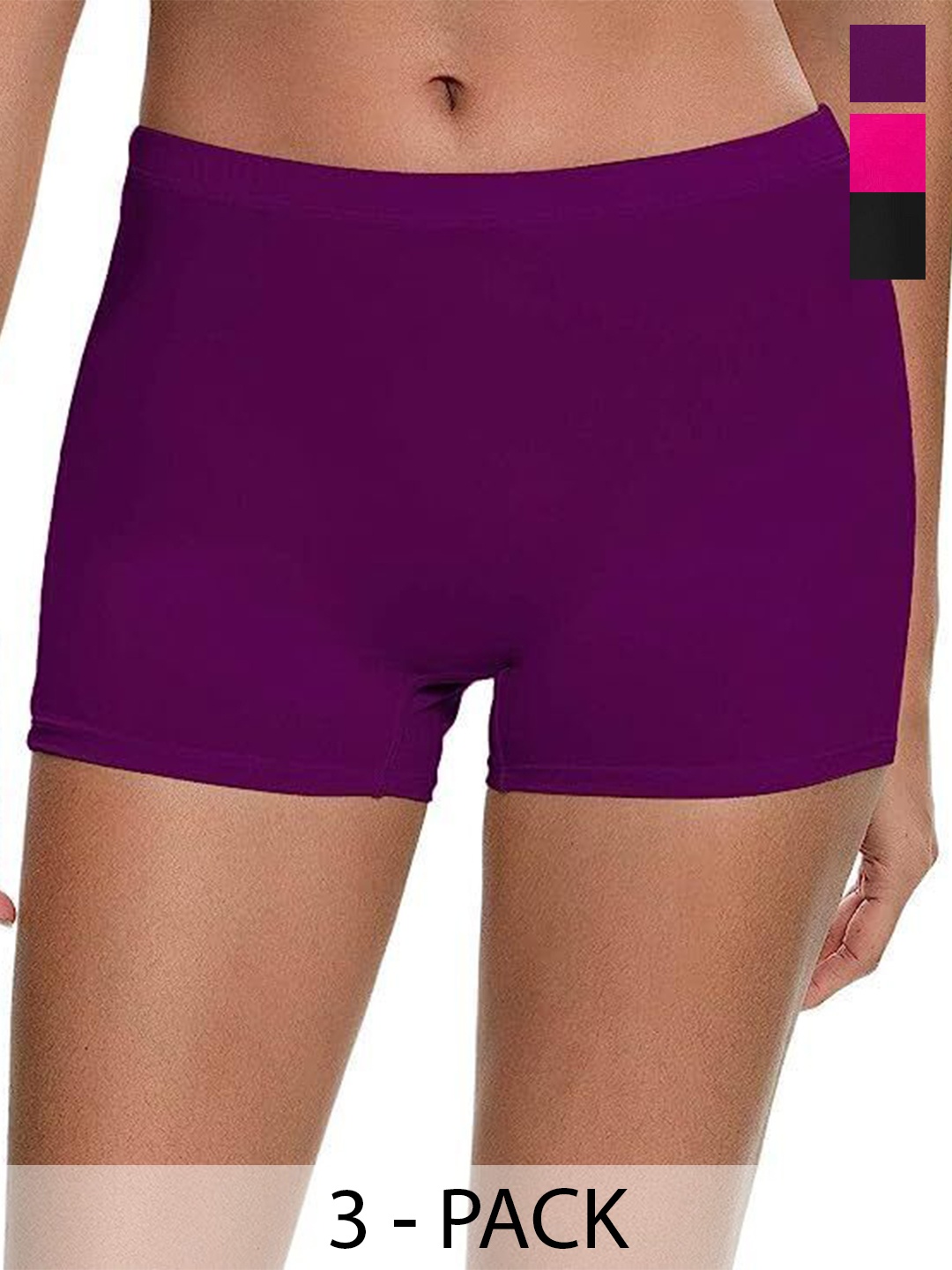 

Diving Deep Pack of 3 Boy Shorts Briefs, Multi