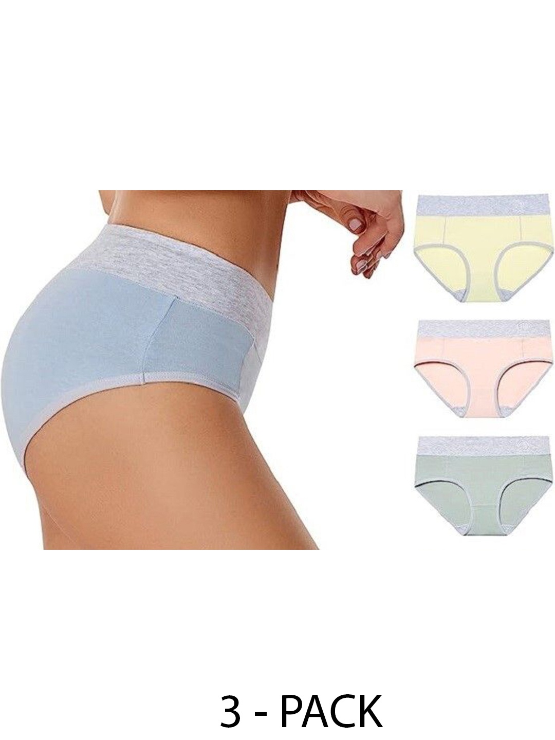 

Diving Deep Women Pack of 3 Hipster Briefs, Multi