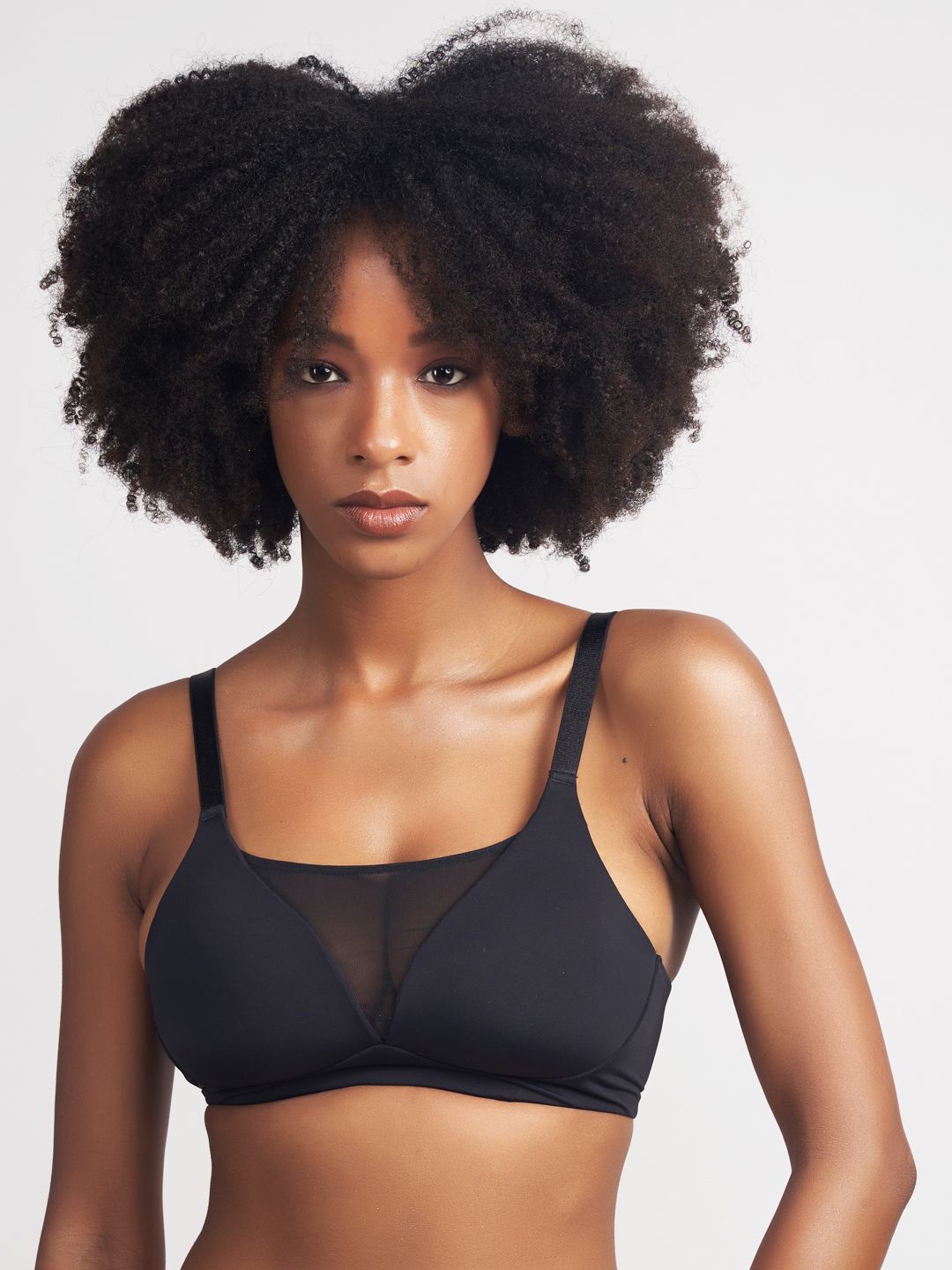 

Chelvet Bra Full Coverage Lightly Padded, Black