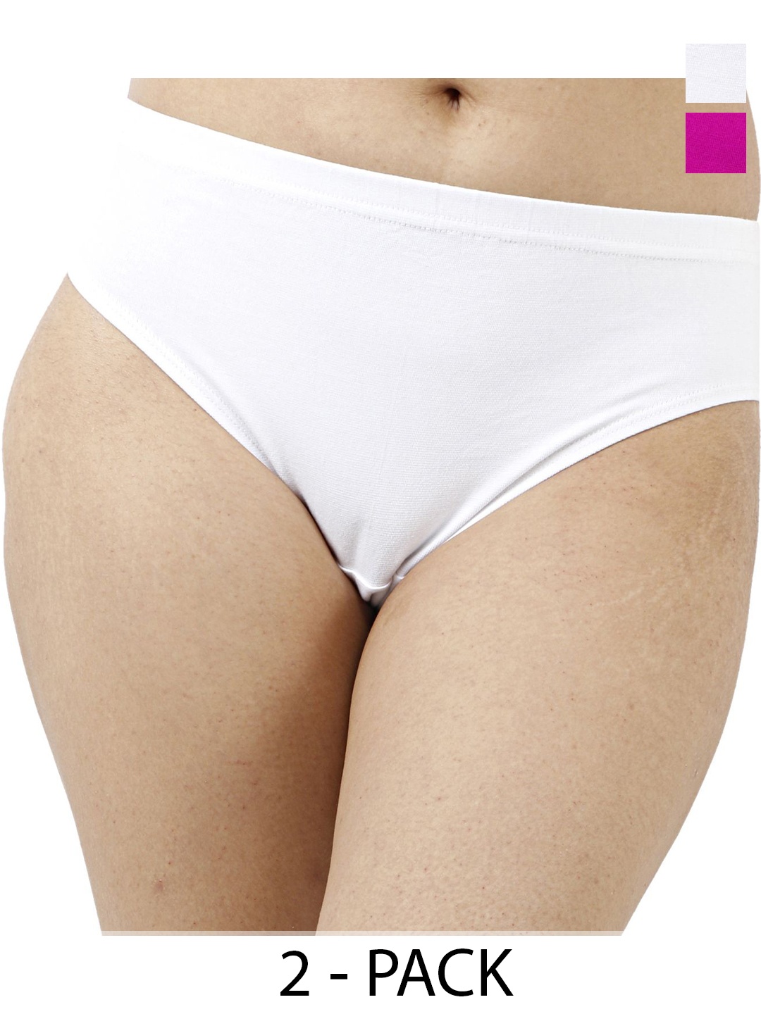 

Diving Deep Pack of 2 Hipster Briefs, White