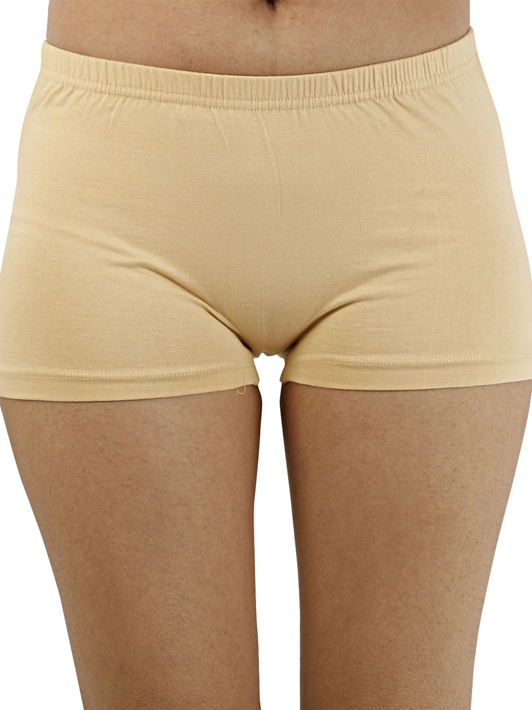 

Diving Deep Women Cotton Boy Shorts Briefs, Beige